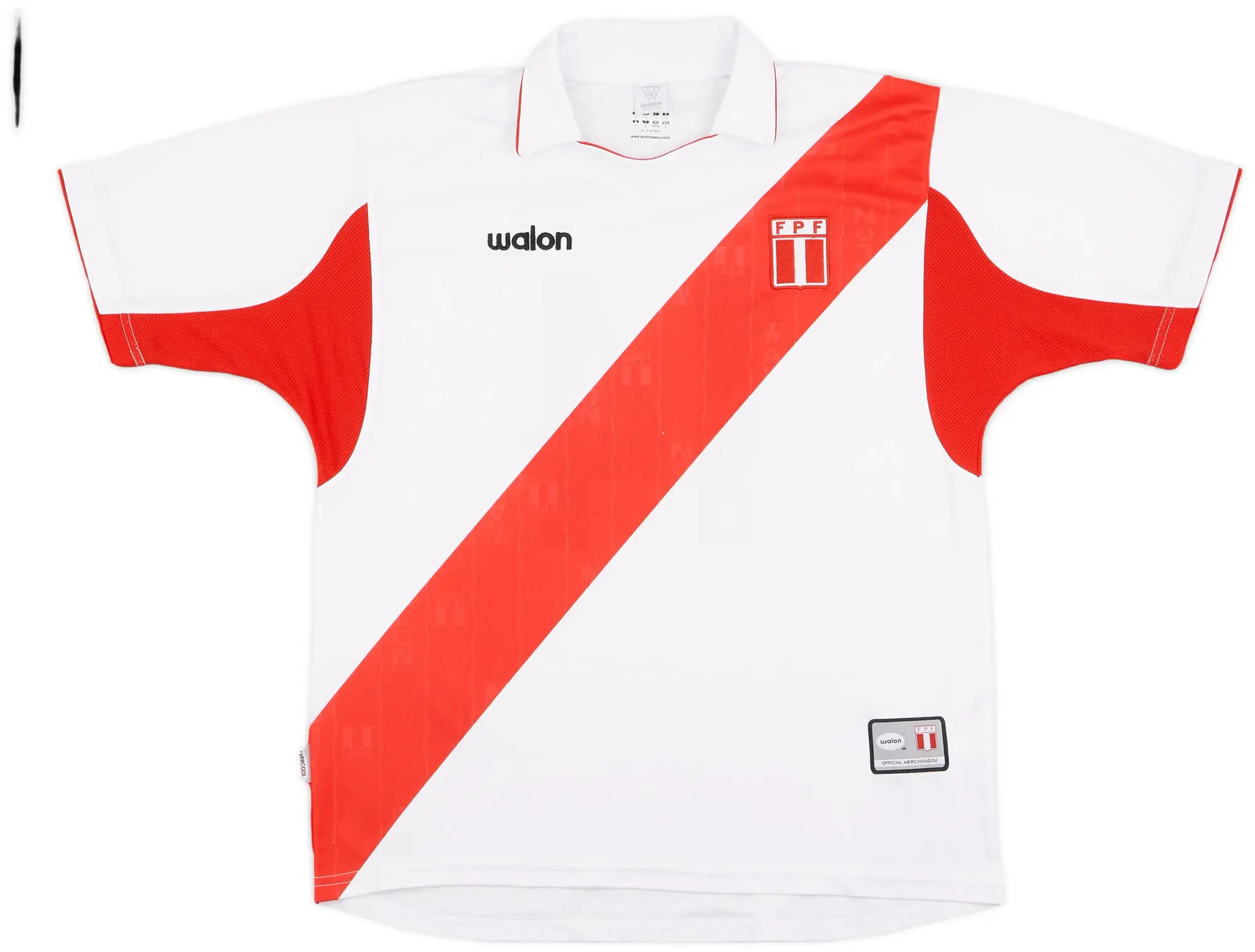 2006 Peru Home Shirt #14 - 9/10 - (L)