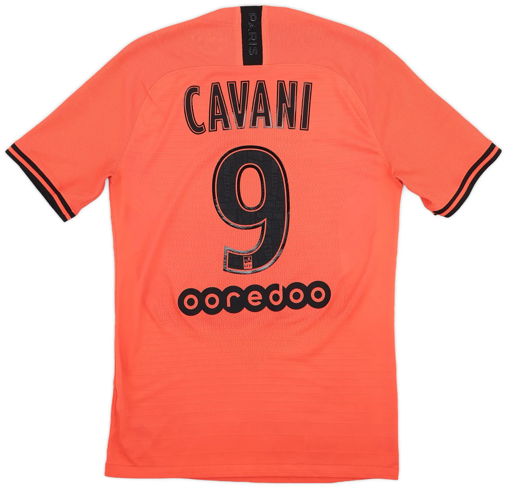 Nike 2019-20 Paris Saint-Germain x Air Jordan Authentic Vaporknit Away Shirt Cavani #9 - 8/10 - (S)