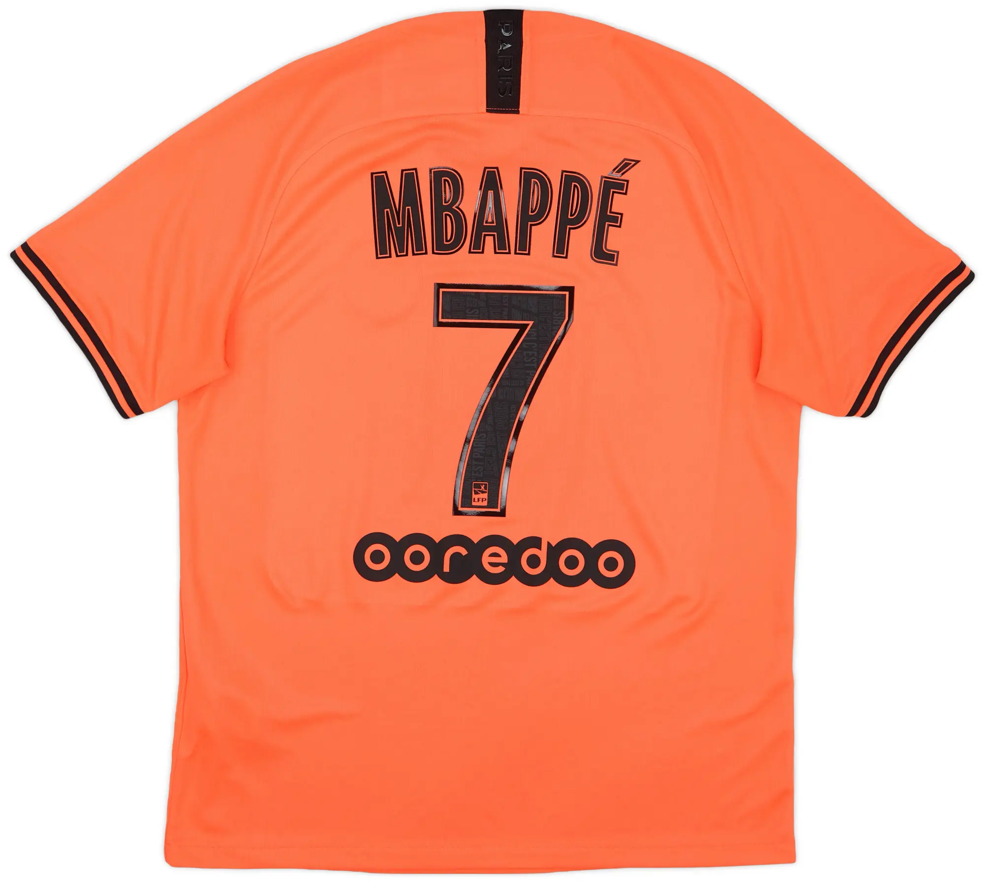 Nike 2019-20 Paris Saint-Germain Away Shirt Mbappe #7 - 9/10 - (L)