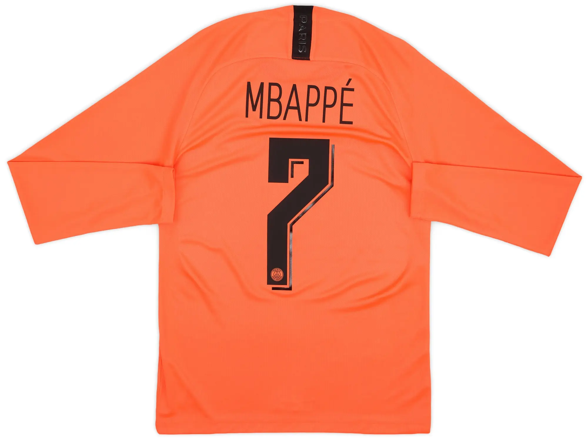 Nike 2019-20 Paris Saint-Germain Away L/S Shirt Mbappe #7 (S)