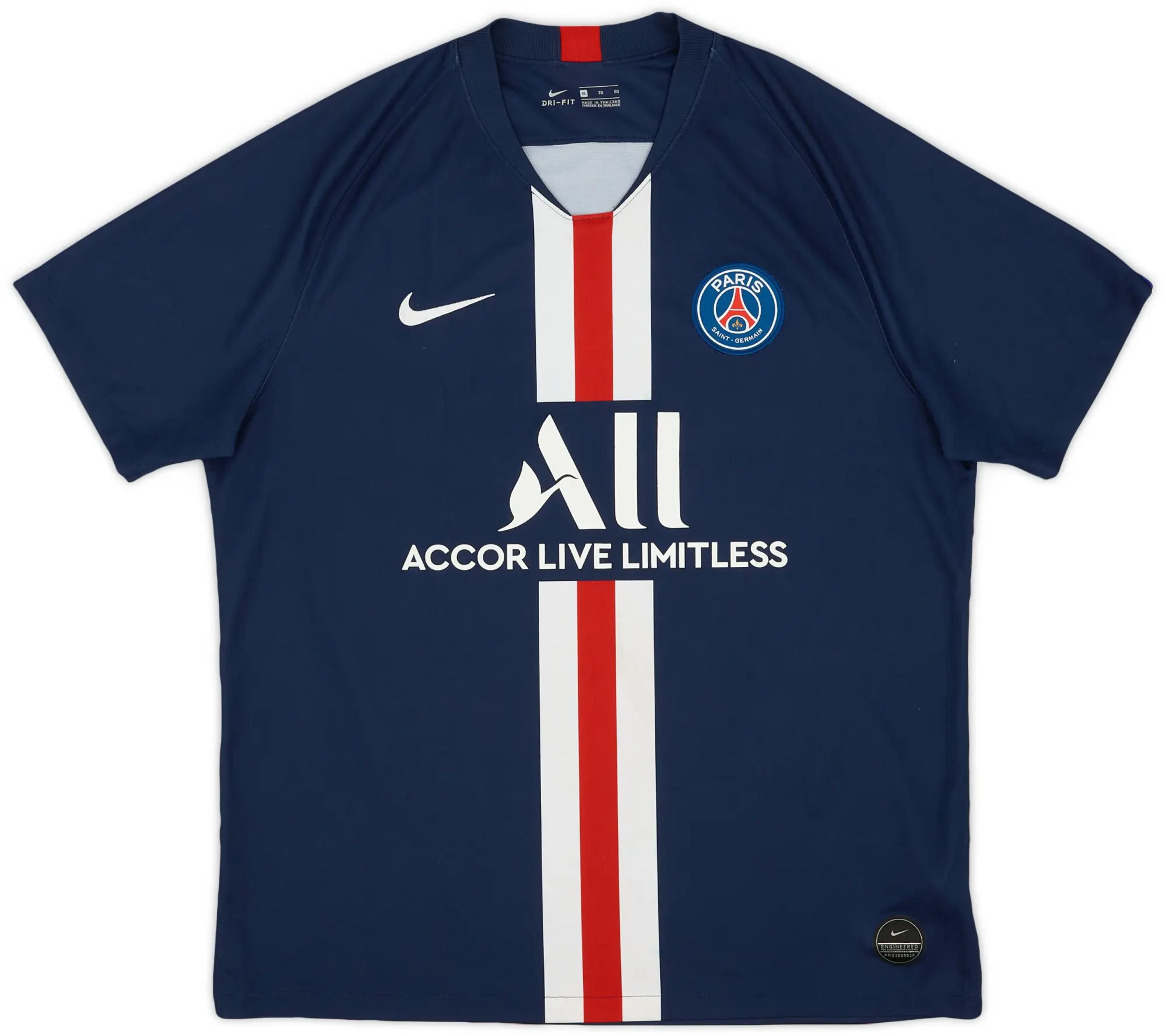 Nike 2019-20 Paris Saint-Germain Home Shirt DiMaria #11 - 7/10 - (XL)