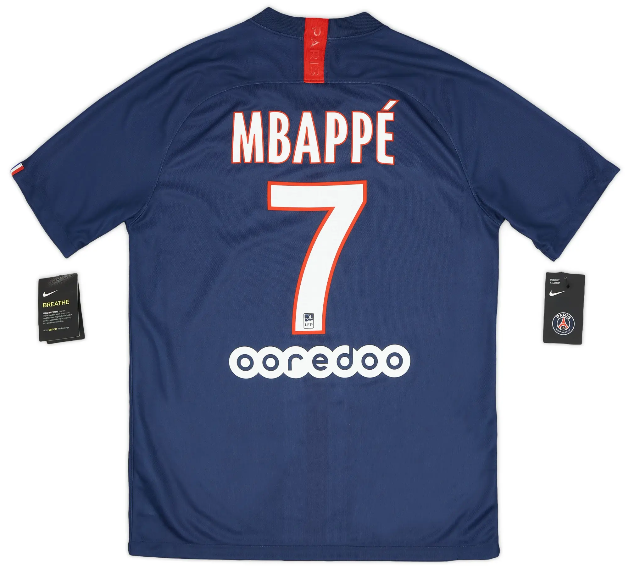 Nike 2019-20 Paris Saint-Germain Home Shirt Mbappe #7 (M)