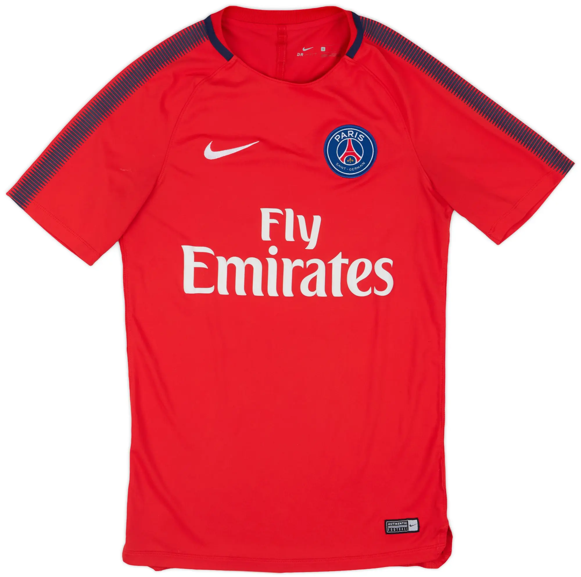 2017-18 Paris Saint-Germain Nike Training Shirt - 8/10 - (S)