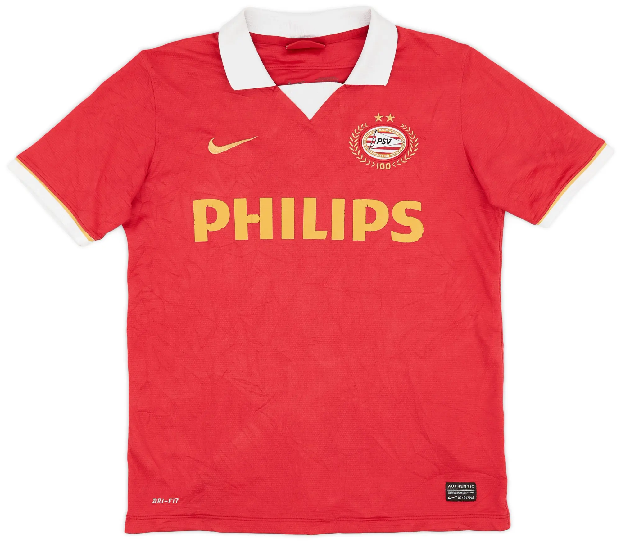 Nike 2013-14 PSV Centenary Home Shirt - 5/10 - (XL.Boys)