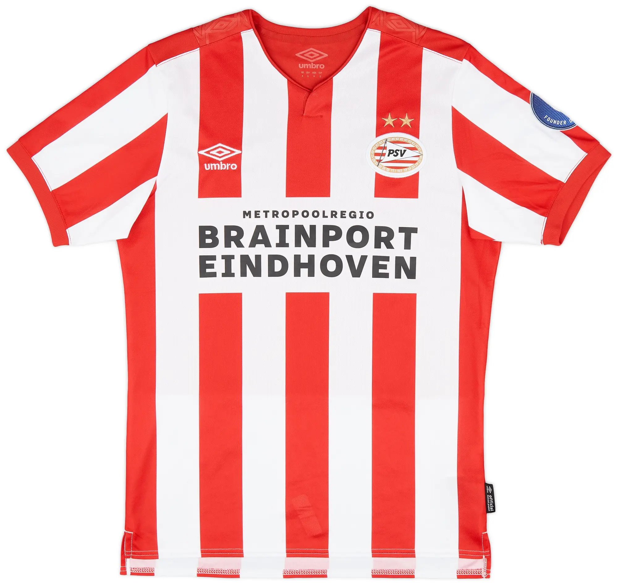 Umbro 2019-20 PSV Home Shirt - 9/10 - (S)