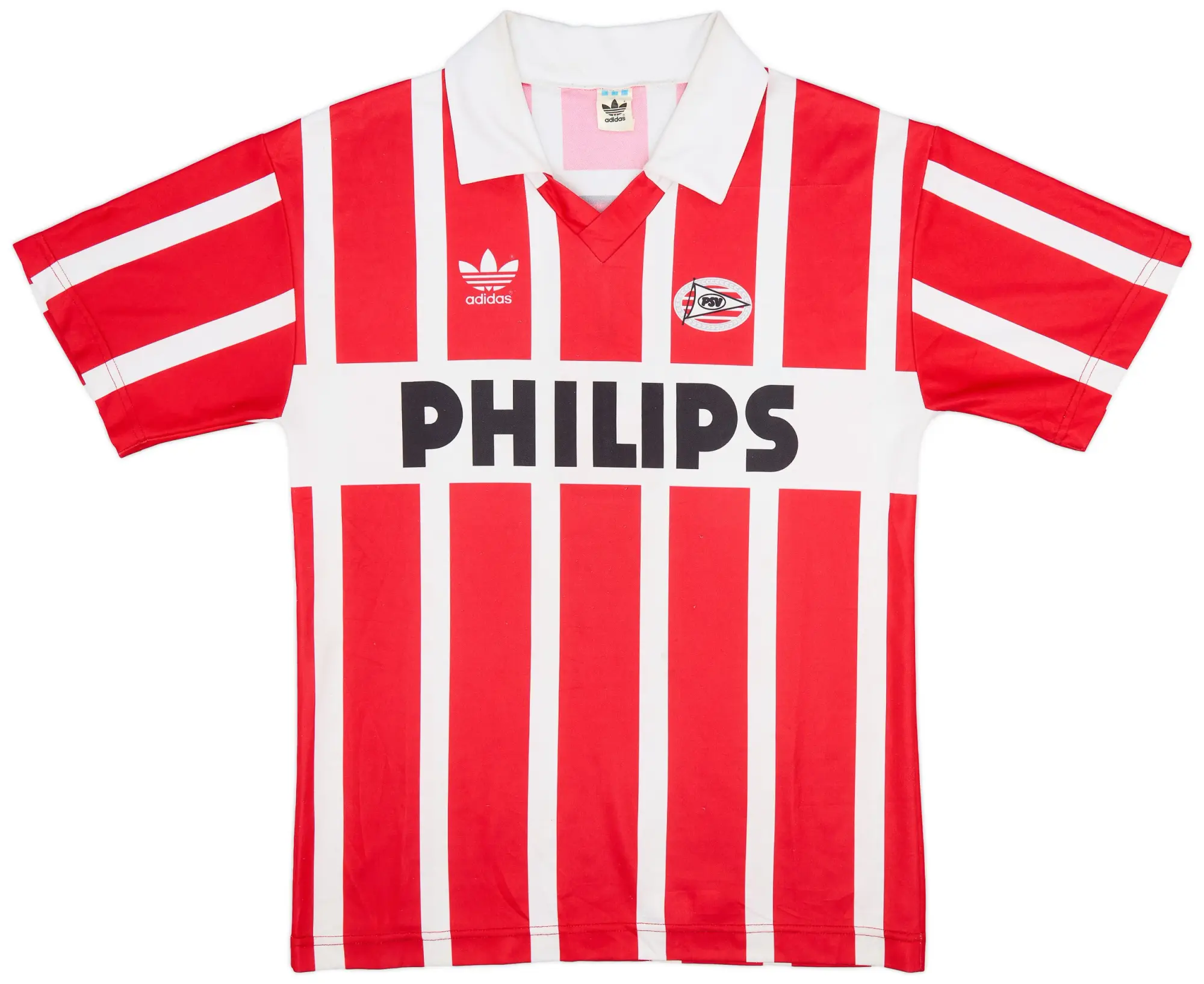 adidas 1990-92 PSV Home Shirt #9 (Romario) - 8/10 - (M)