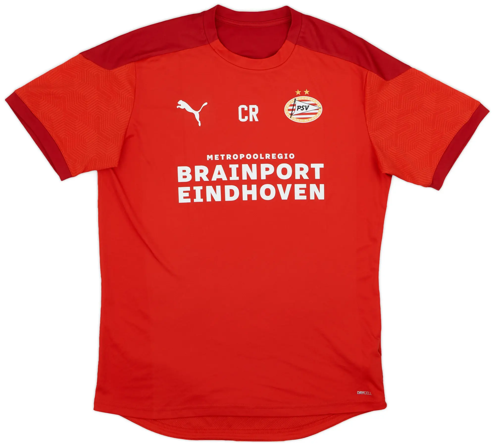 2021-22 PSV Puma Staff Issue Training Shirt CR - 10/10 - (L)