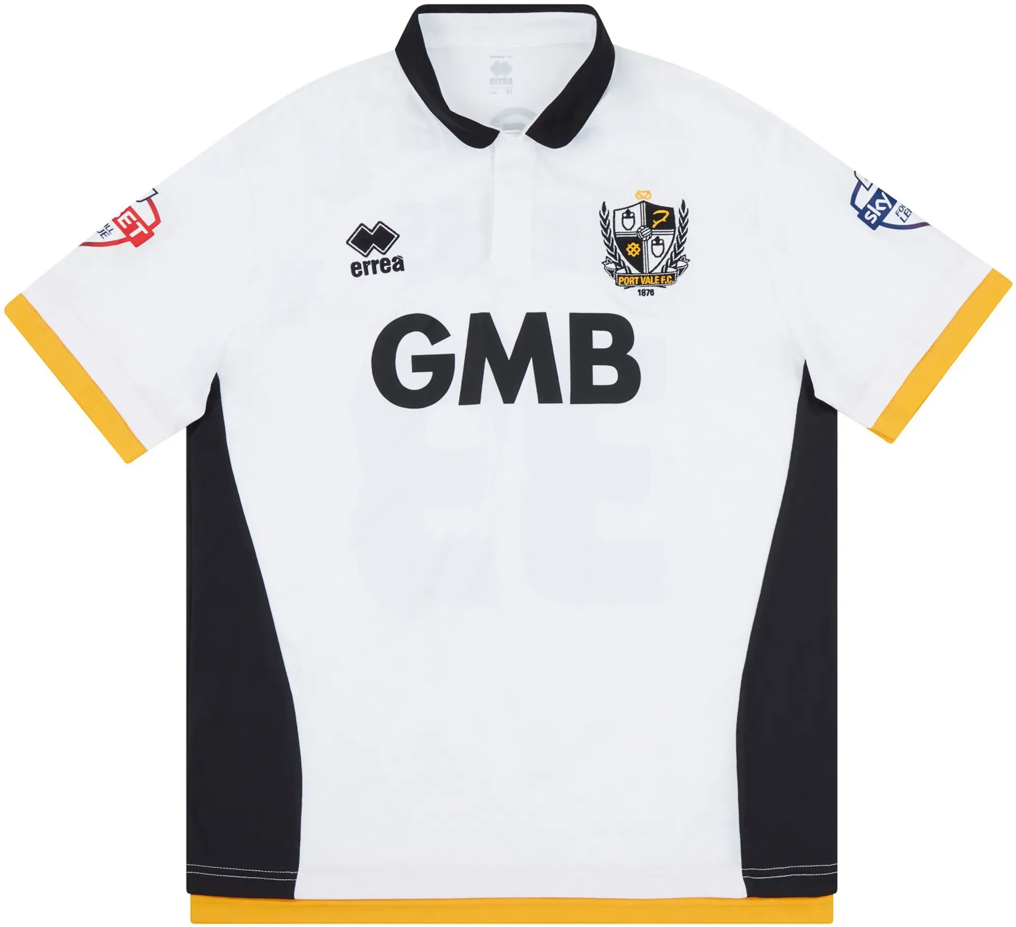 Errea 2014-15 Port Vale Match Issue Home Shirt Inniss #33