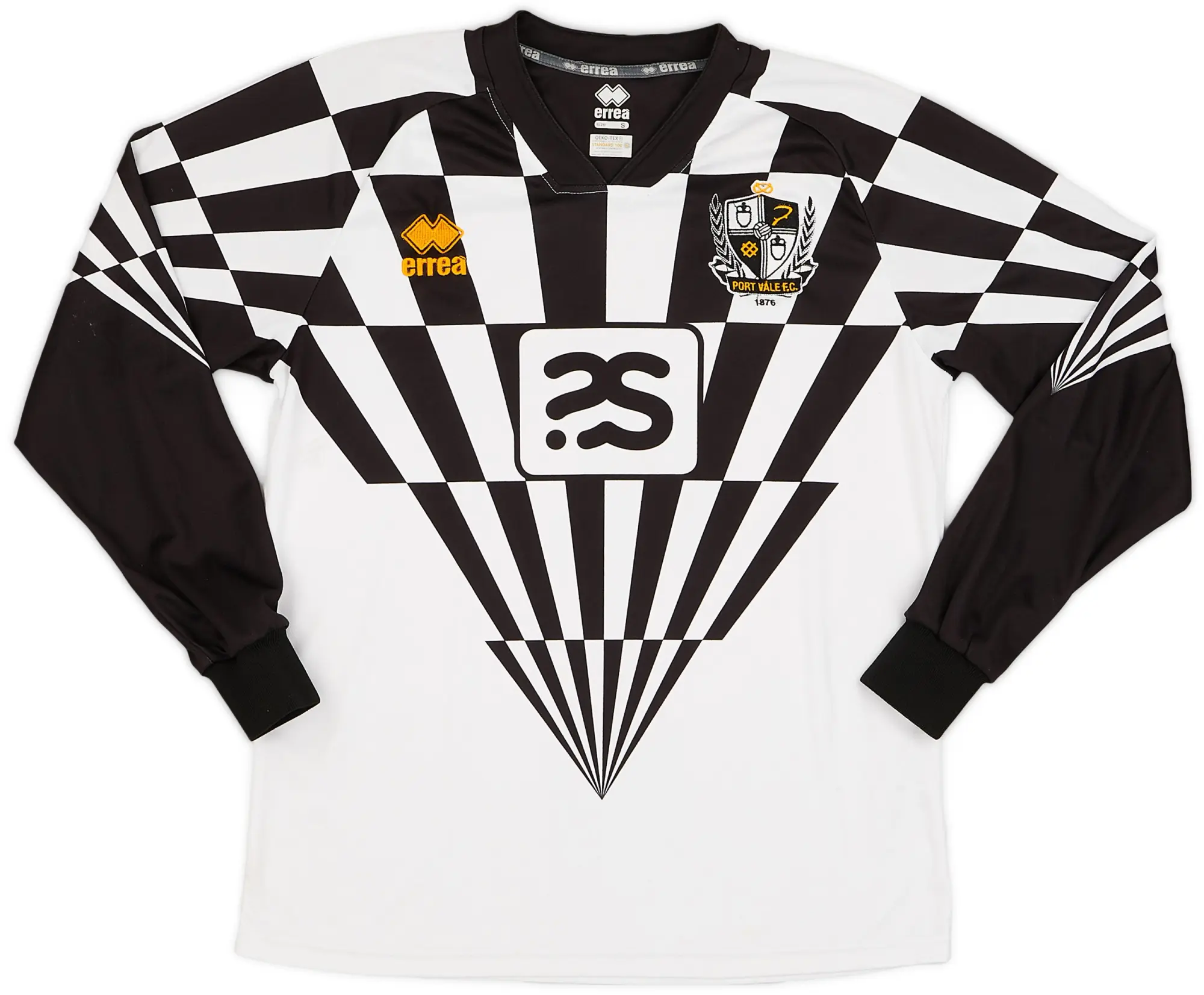 Errea 2020-21 Port Vale Home L/S Shirt #4 - 9/10 - (S)