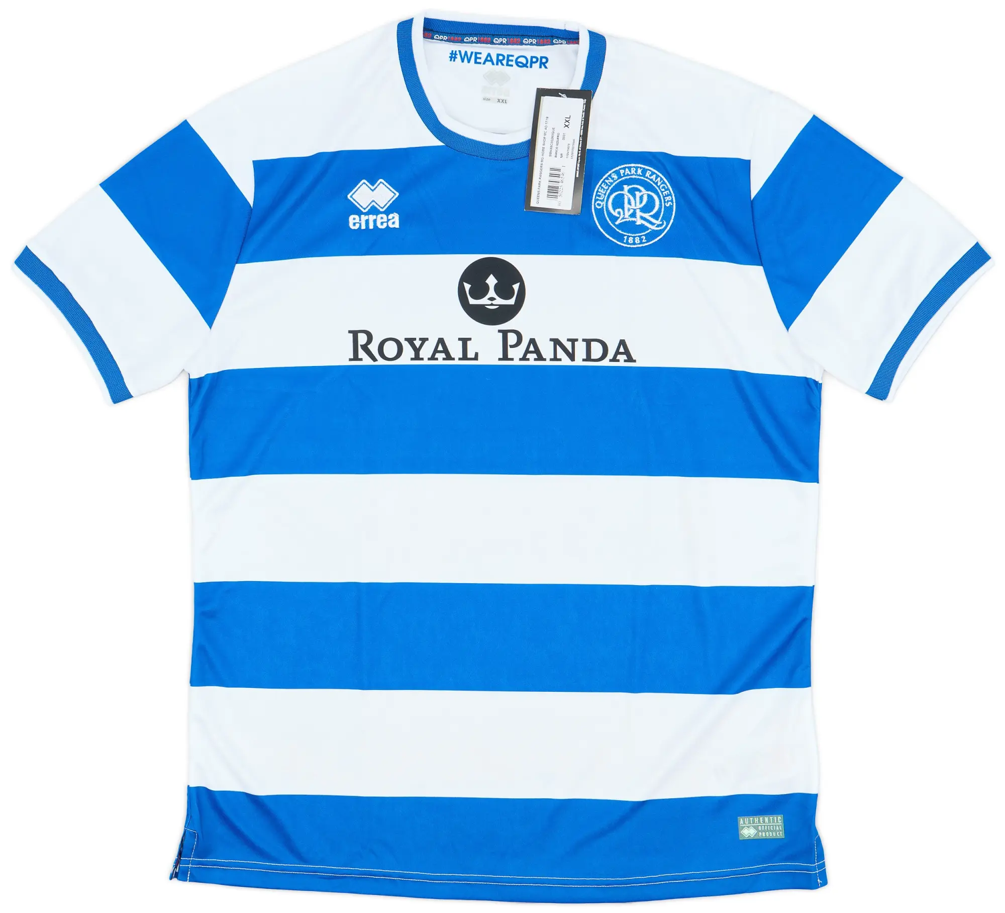 Errea 2017-18 QPR Home Shirt (XXL)