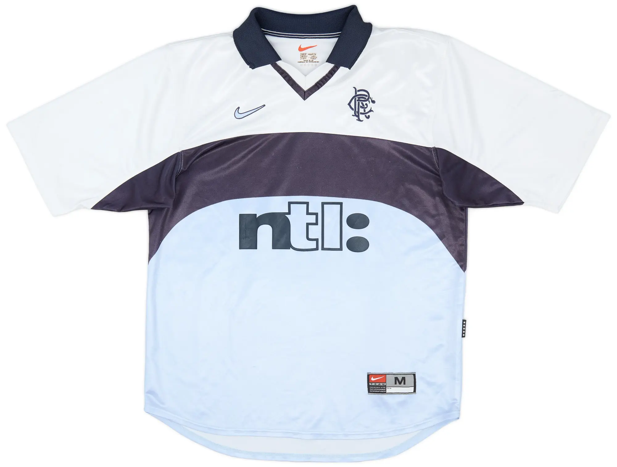 Nike Rangers Mens SS Away Shirt 1999/00
