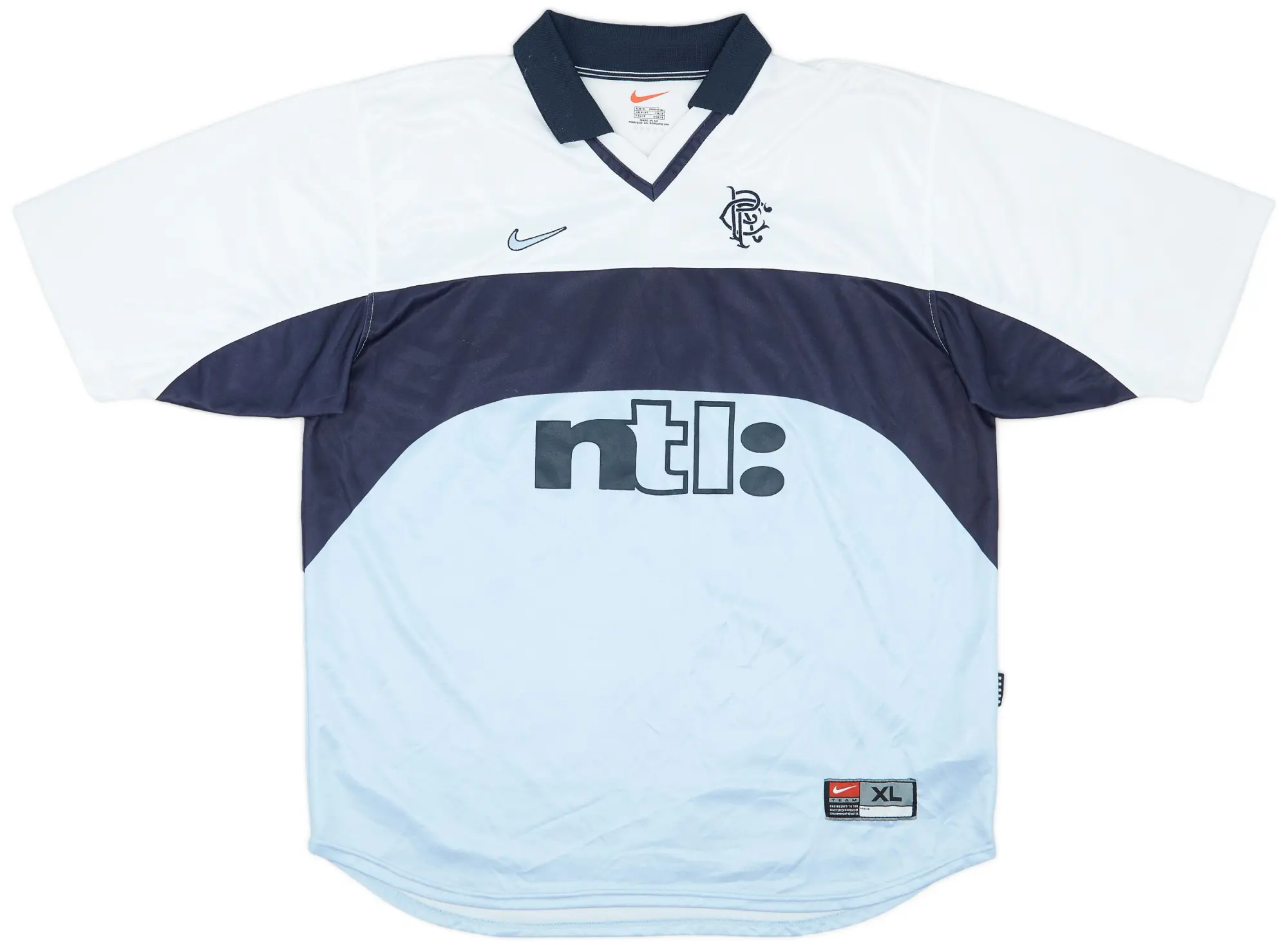 Nike Rangers Mens SS Away Shirt 1999/00