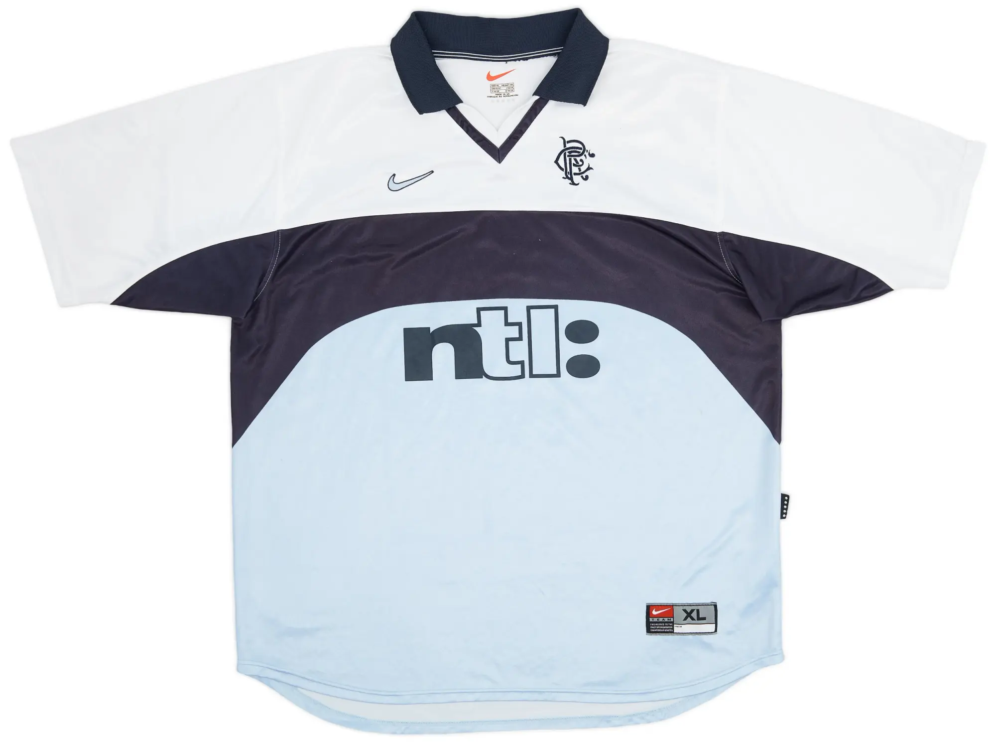 Nike Rangers Mens SS Away Shirt 1999/00