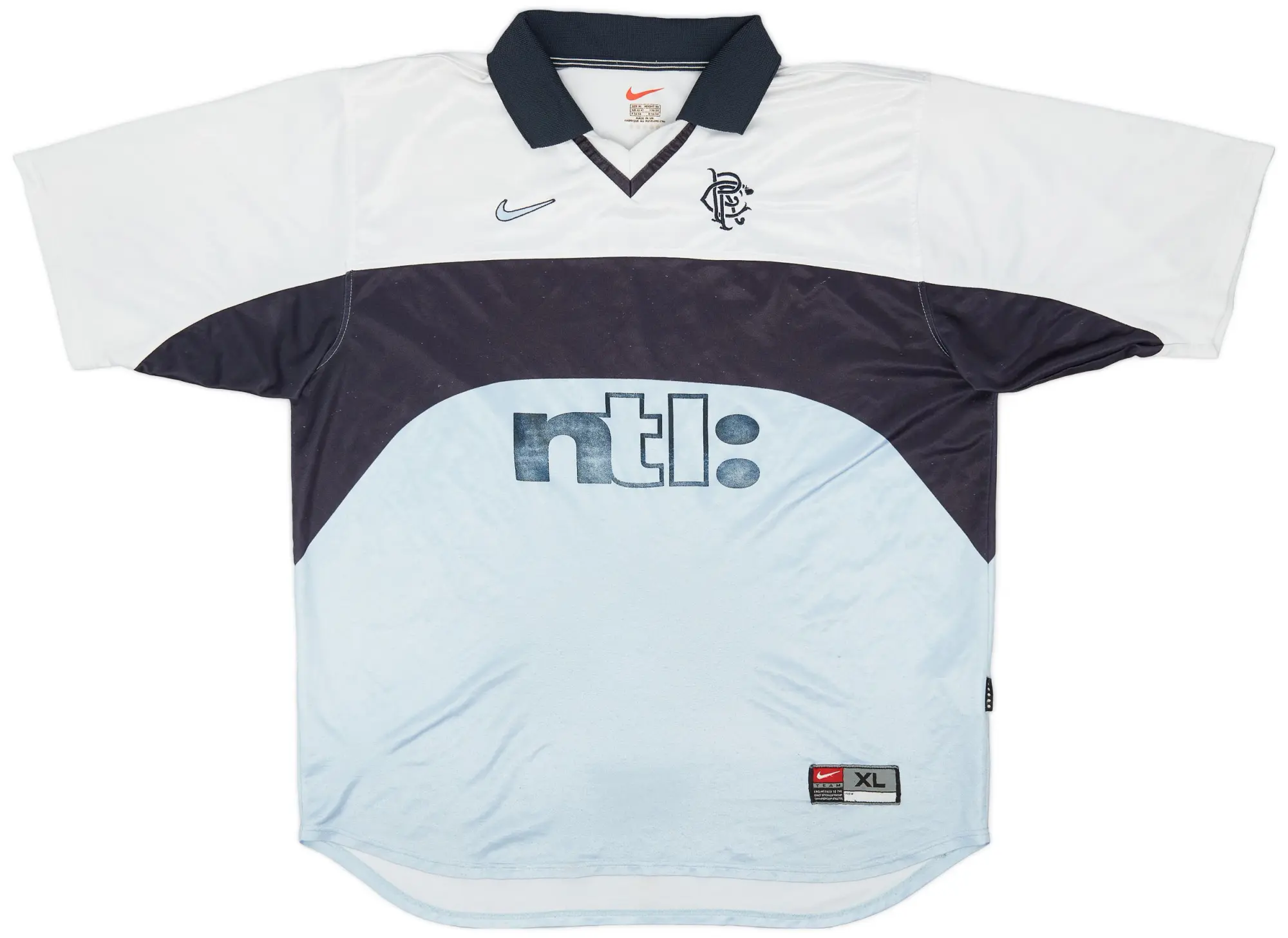 Nike Rangers Mens SS Away Shirt 1999/00