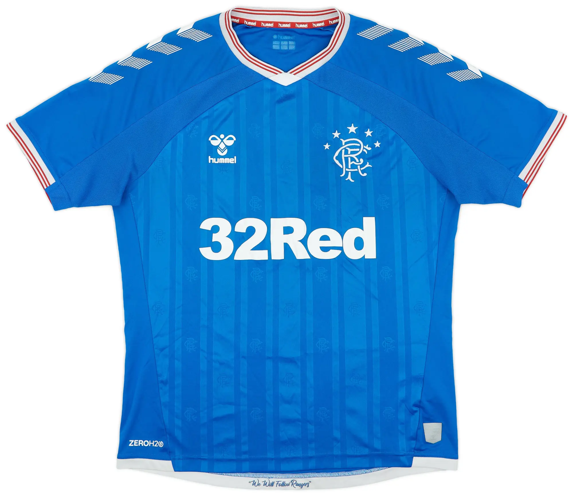 Hummel 2019-20 Rangers Home Shirt - 8/10 - (L)