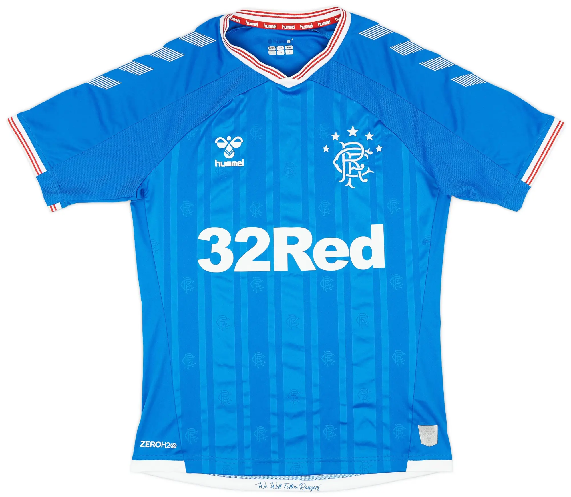 Hummel 2019-20 Rangers Home Shirt - 9/10 - (S)