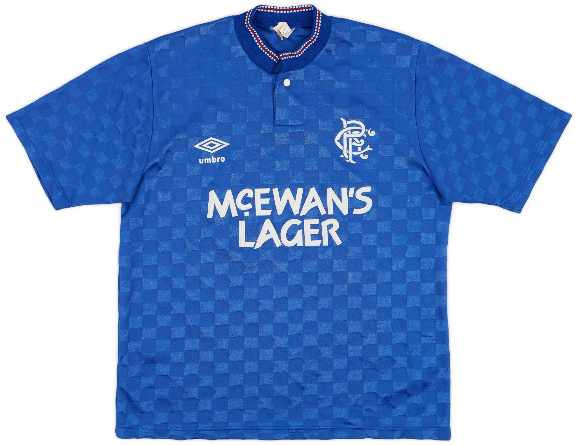 Umbro 1987-90 Rangers Home Shirt - 8/10 - (S)