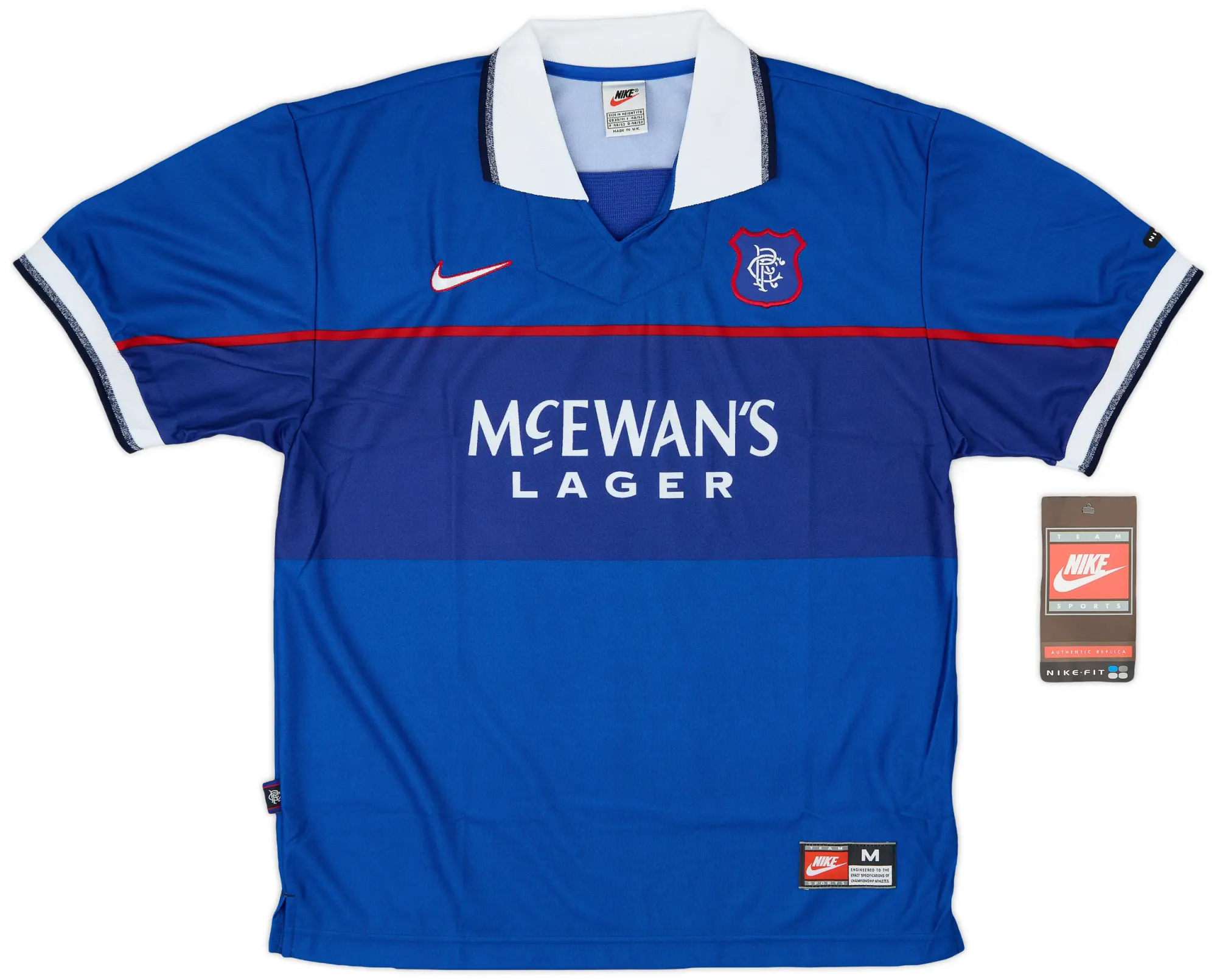 Nike 1997-99 Rangers Home Shirt Negri #9 - 9/10 - (M)