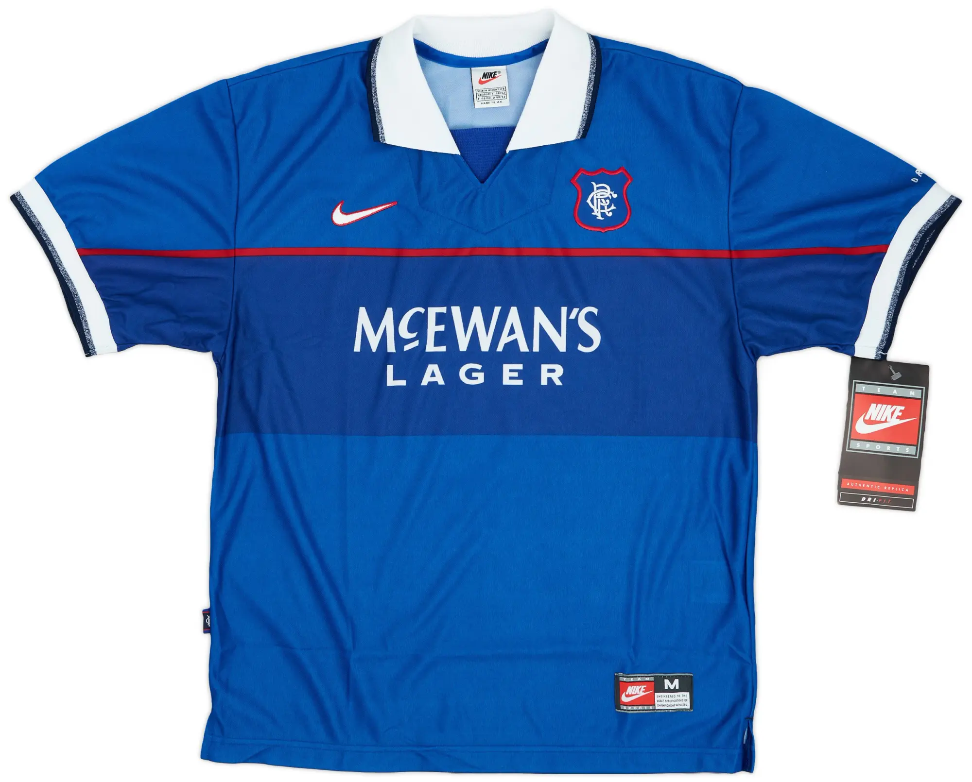 Nike 1997-99 Rangers Home Shirt Negri #9 (M)