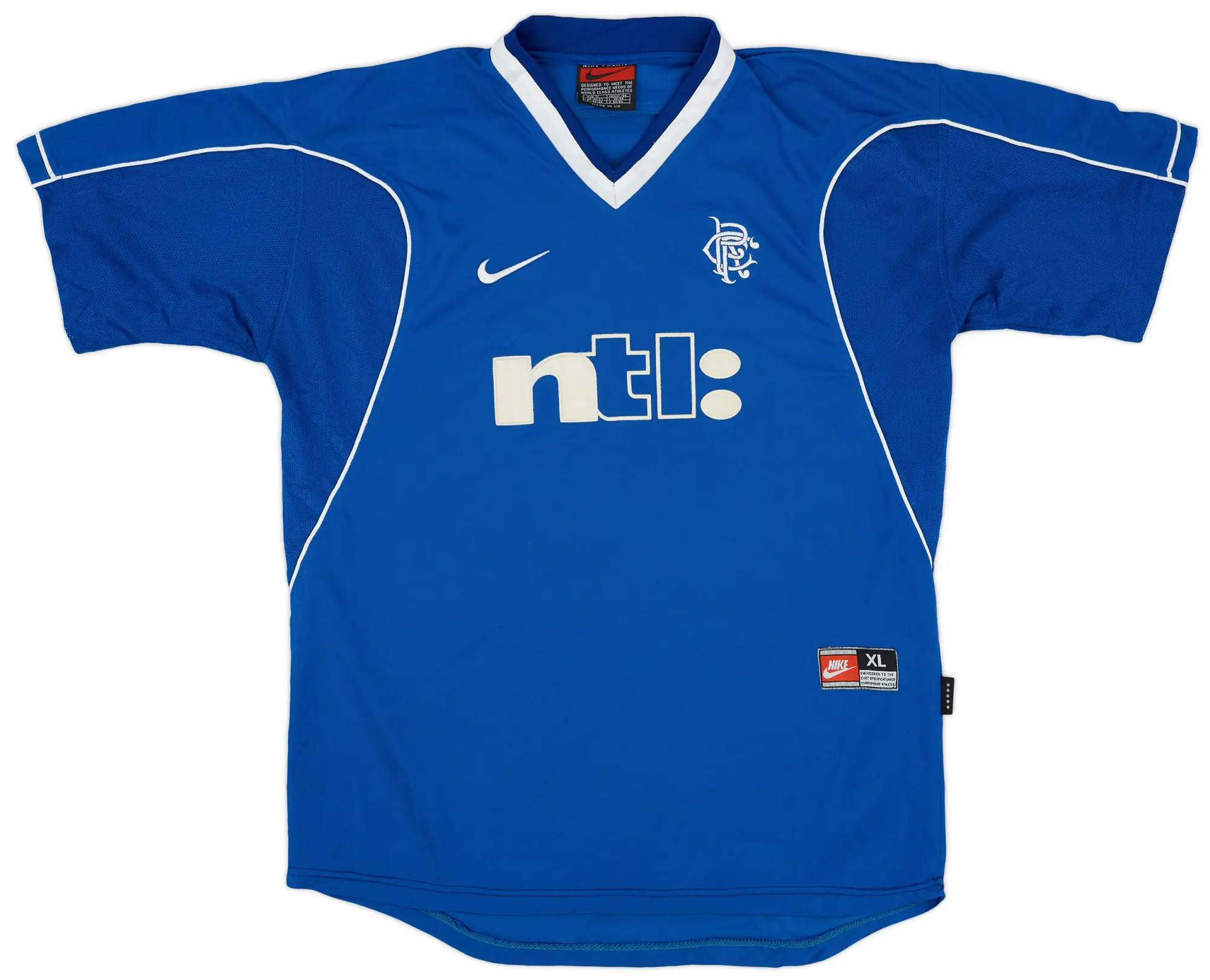 Nike 1999-01 Rangers Home Shirt - 6/10 - (XL)
