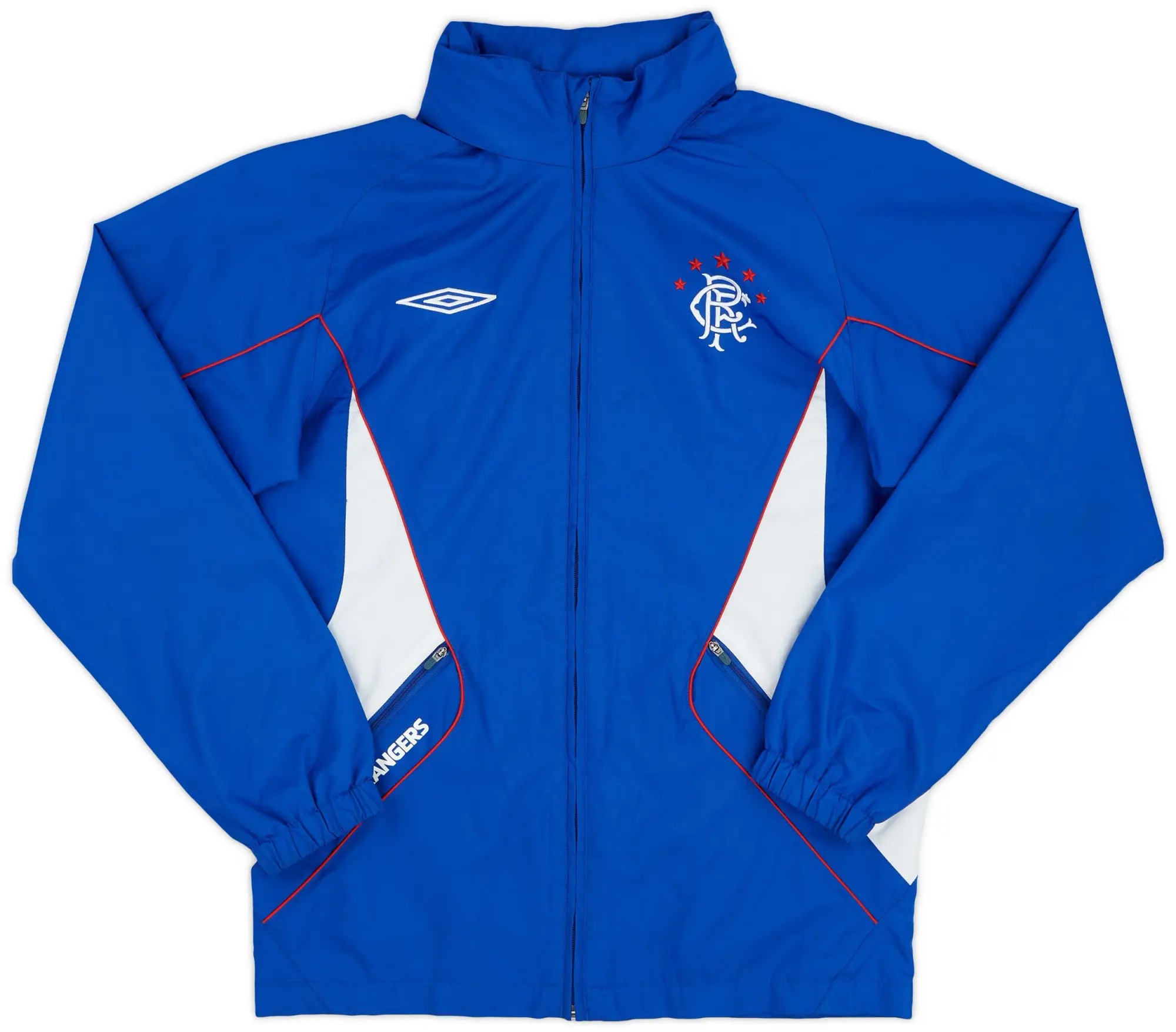 2007-08 Rangers Umbro Track Jacket - 8/10 - (S)