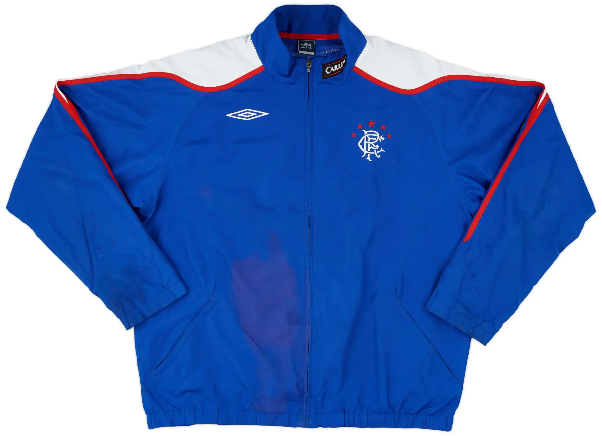 2008-09 Rangers Umbro Track Jacket - 8/10 - (XL)