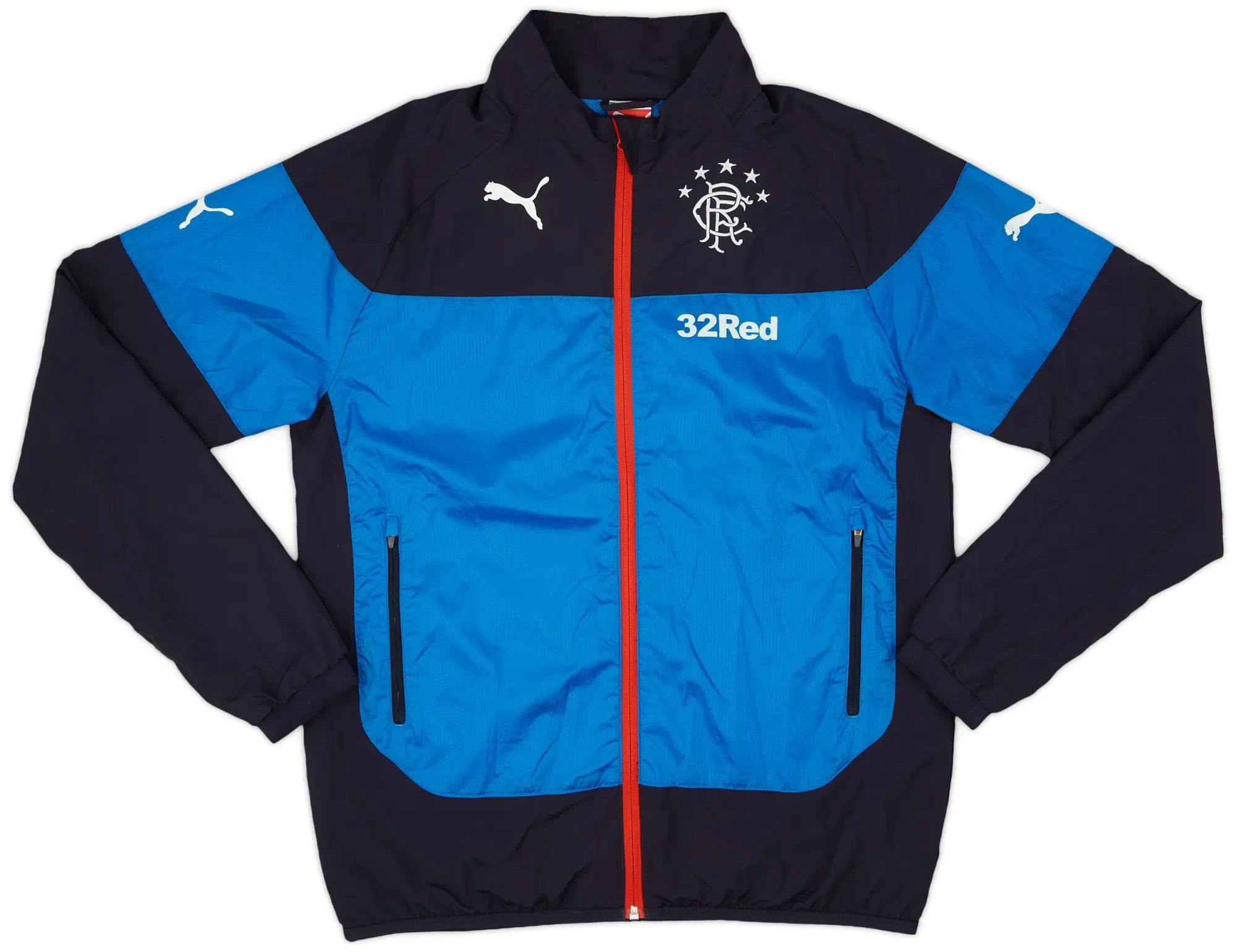 2014-15 Rangers Puma Track Jacket - 9/10 - (M)