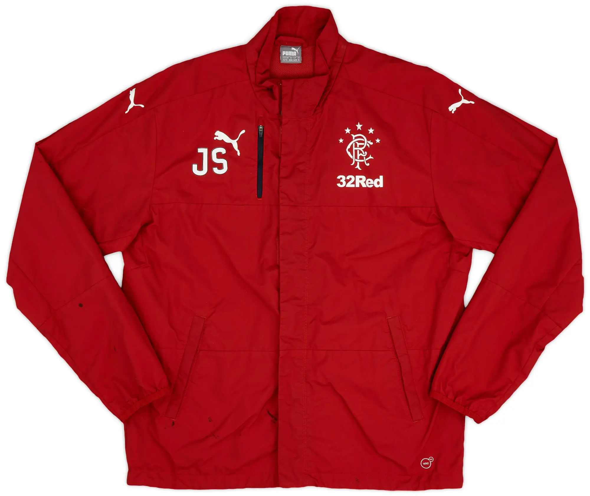 Puma 2015-16 Rangers Staff Issue Track Jacket (JS) - 7/10 - (XL)