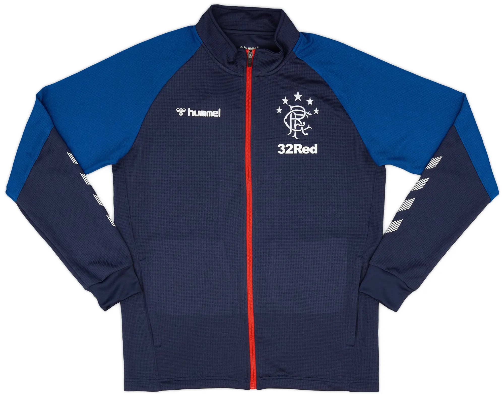 2018-19 Rangers Hummel Track Jacket - 9/10 - (L)