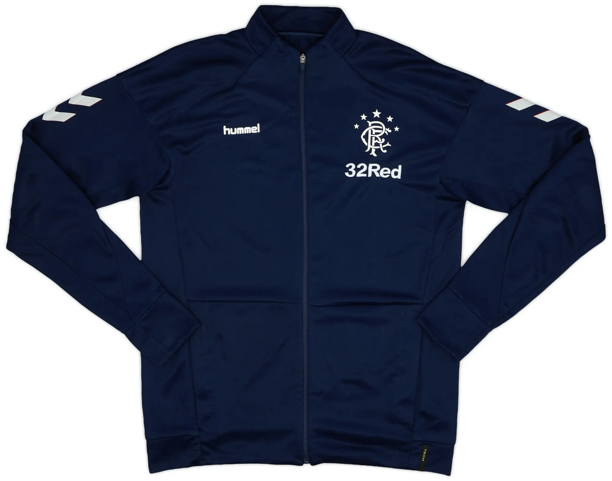 2018-19 Rangers Hummel Track Jacket - 9/10 - (L)