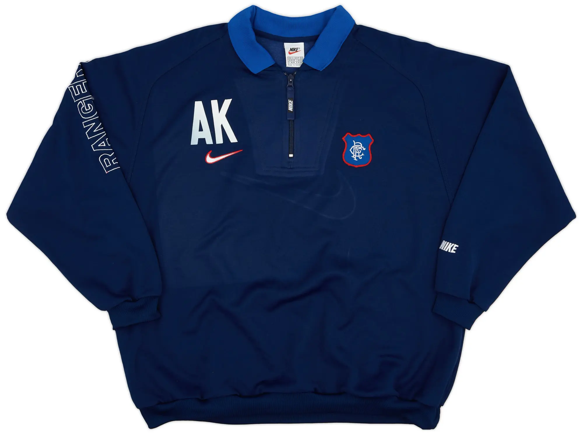 1997-98 Rangers Staff Issue Nike 1/2 Zip Top (AK)