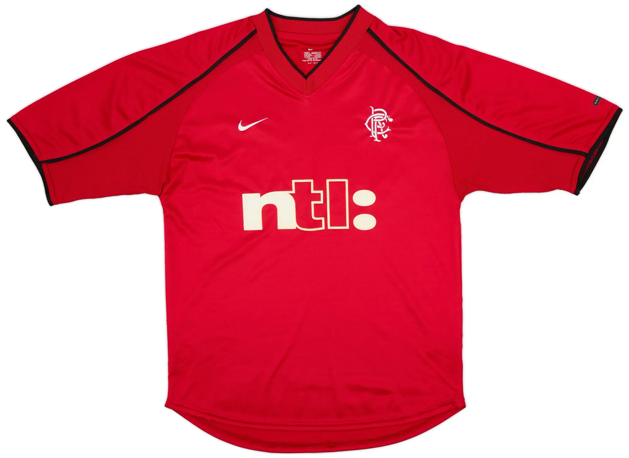 Nike 2000-01 Rangers Third Shirt - 8/10 - (S)