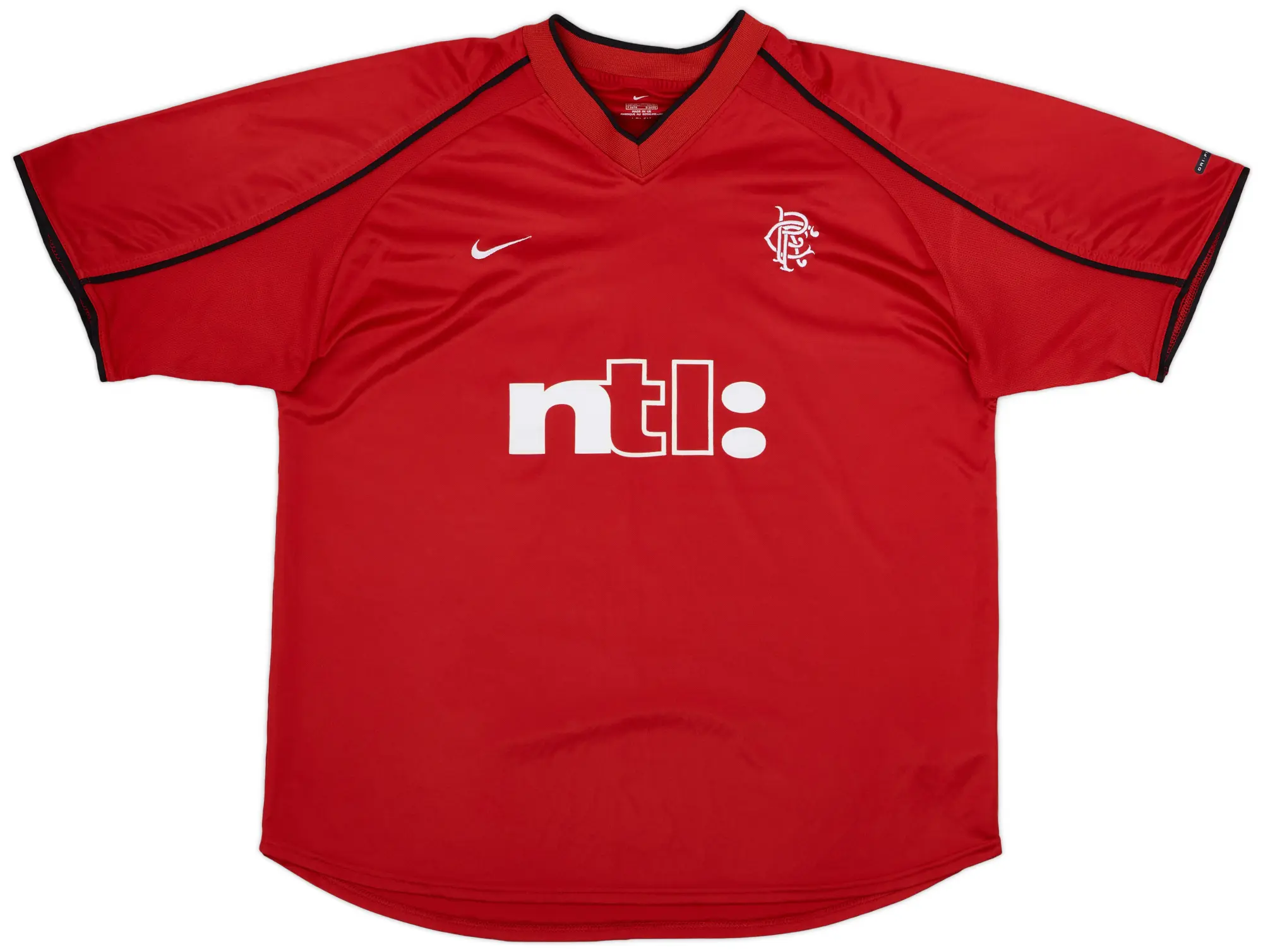 Nike 2000-01 Rangers Third Shirt - 8/10 - (XL)