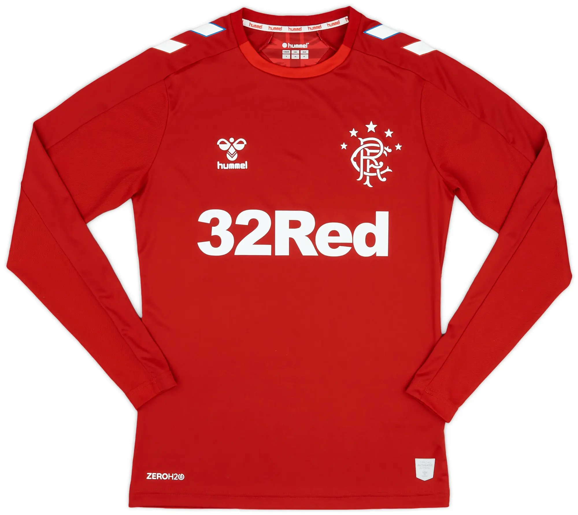 Hummel 2019-20 Rangers Third L/S Shirt - 9/10 - (S)