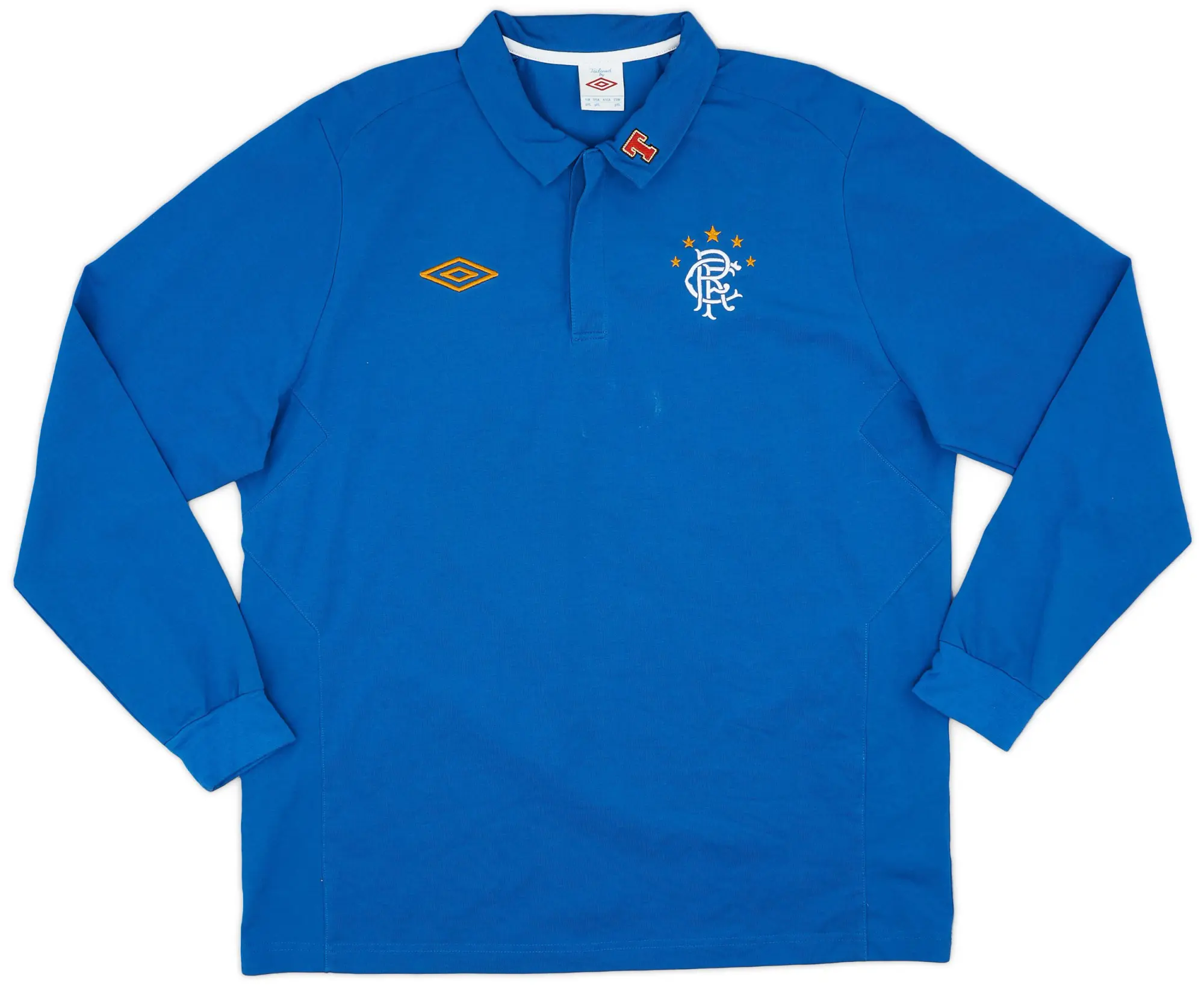 2010-11 Rangers Umbro Polo L/S Shirt - 9/10 - (3XL)