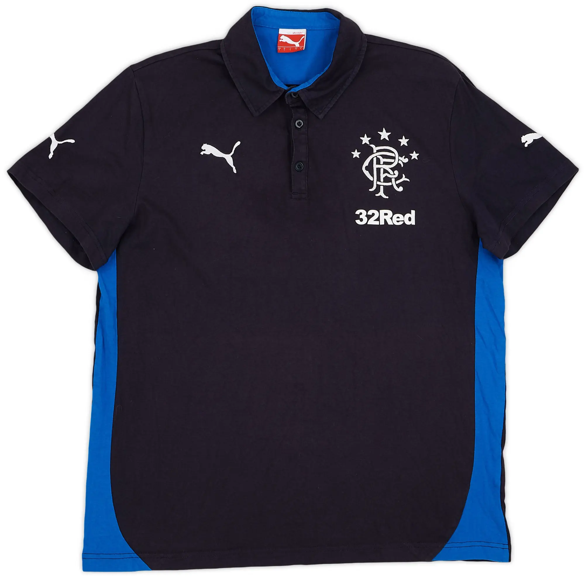 2013-14 Rangers Puma Polo Shirt - 9/10 - (L)