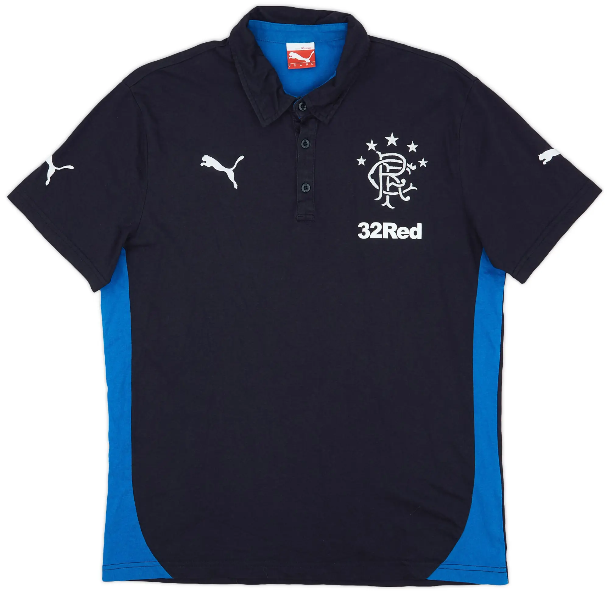 2013-14 Rangers Puma Polo Shirt - 9/10 - (M)