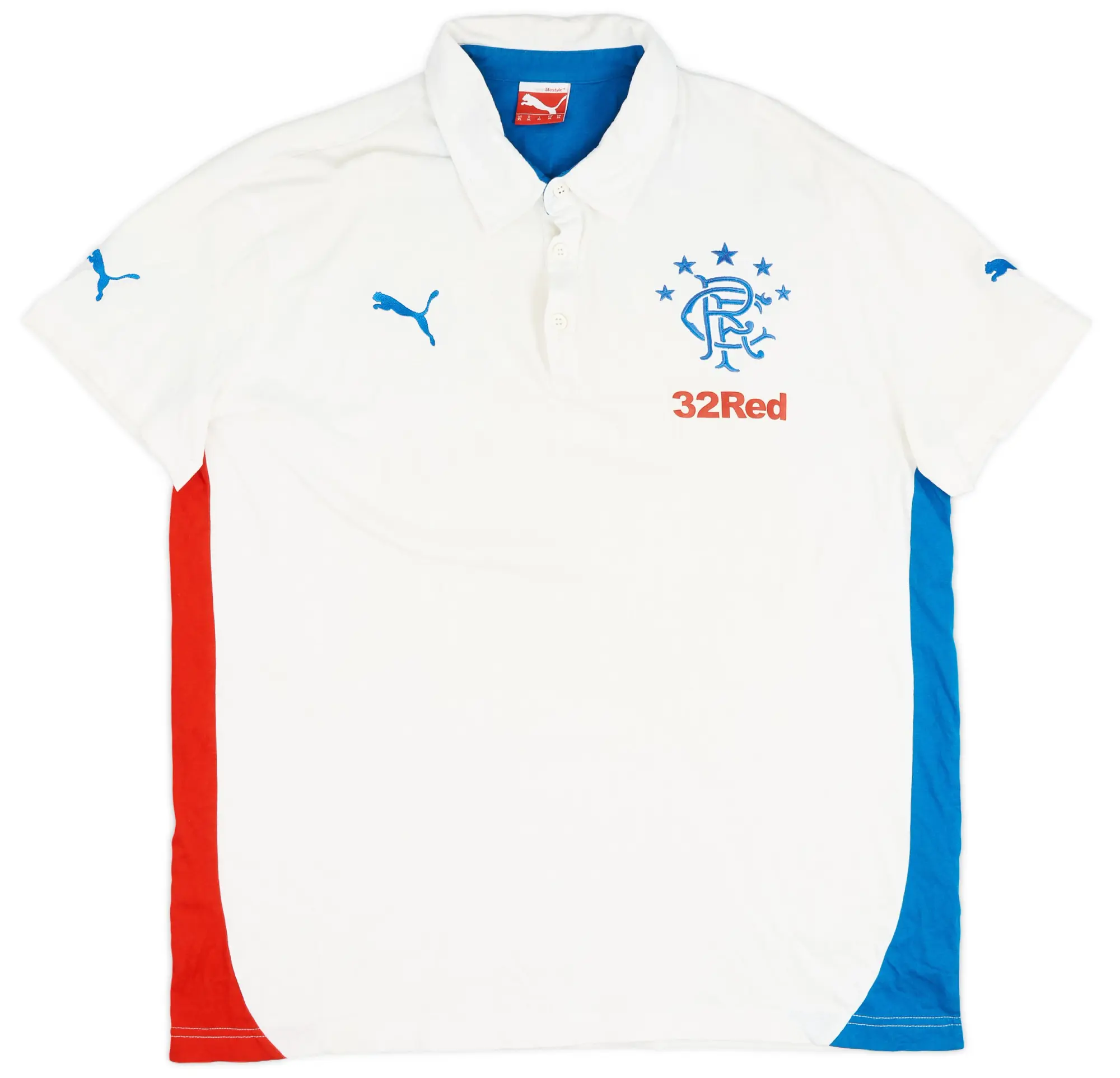 2014-15 Rangers Puma Polo Shirt - 8/10 - (XL)