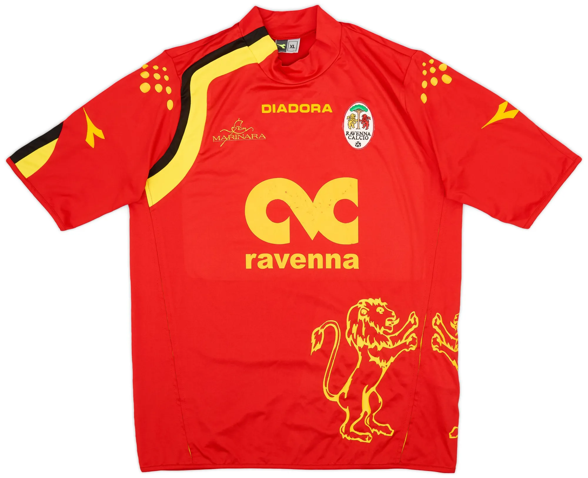 Diadora Ravenna F.C. Mens SS Home Shirt 2006/07