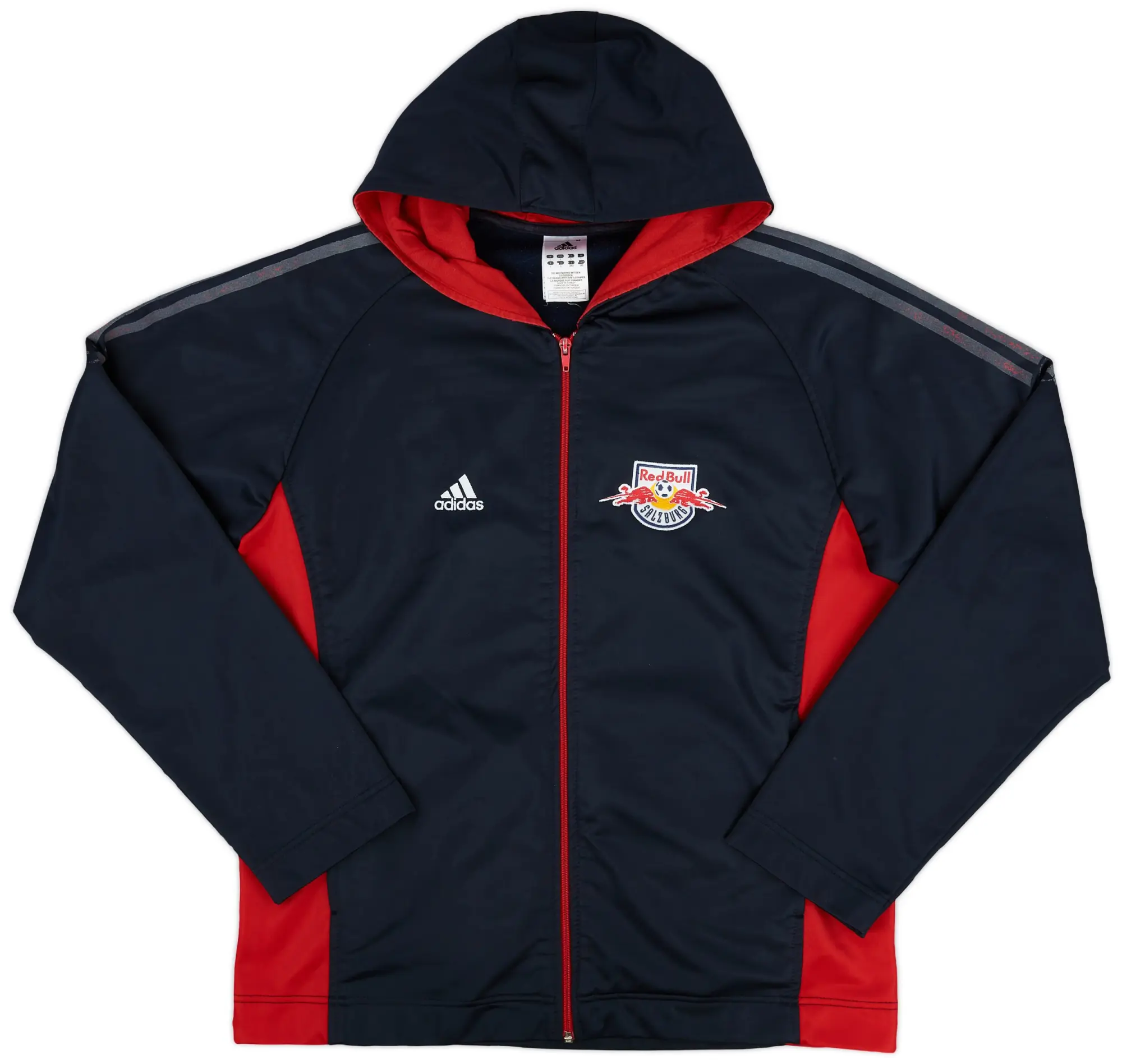 2000s Red Bull Salzburg adidas Hooded Track Jacket - 5/10 - (L)