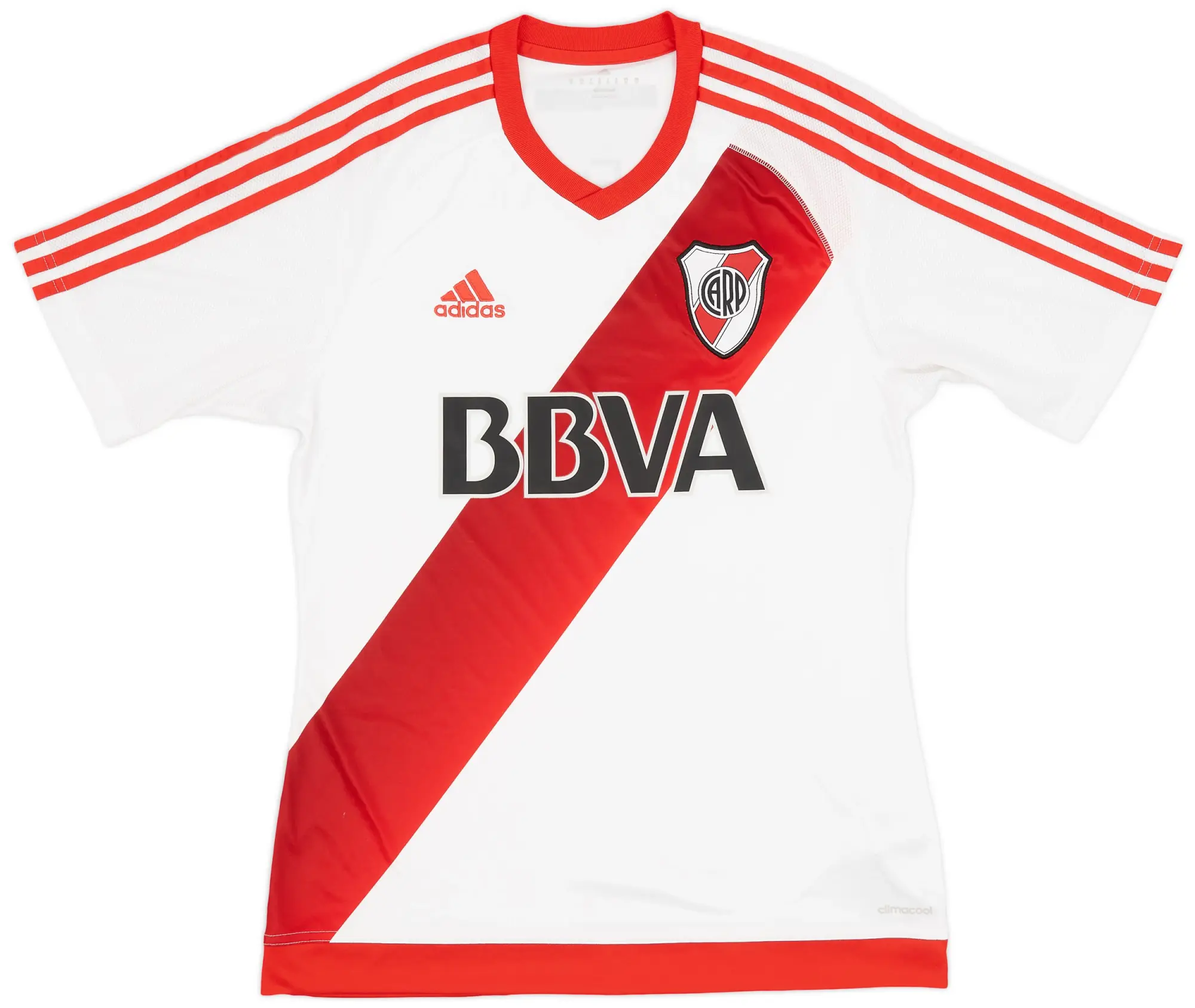 adidas 2016-17 River Plate Home Shirt - 9/10 - (M)