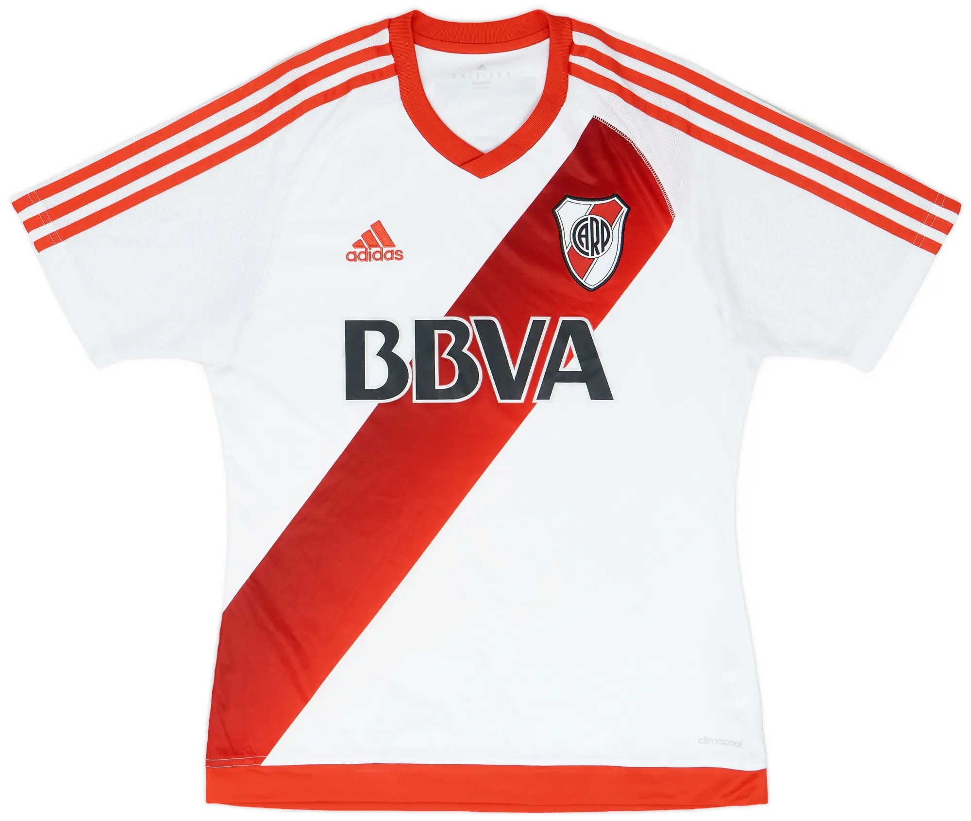 adidas 2016-17 River Plate Home Shirt - 9/10 - (M)