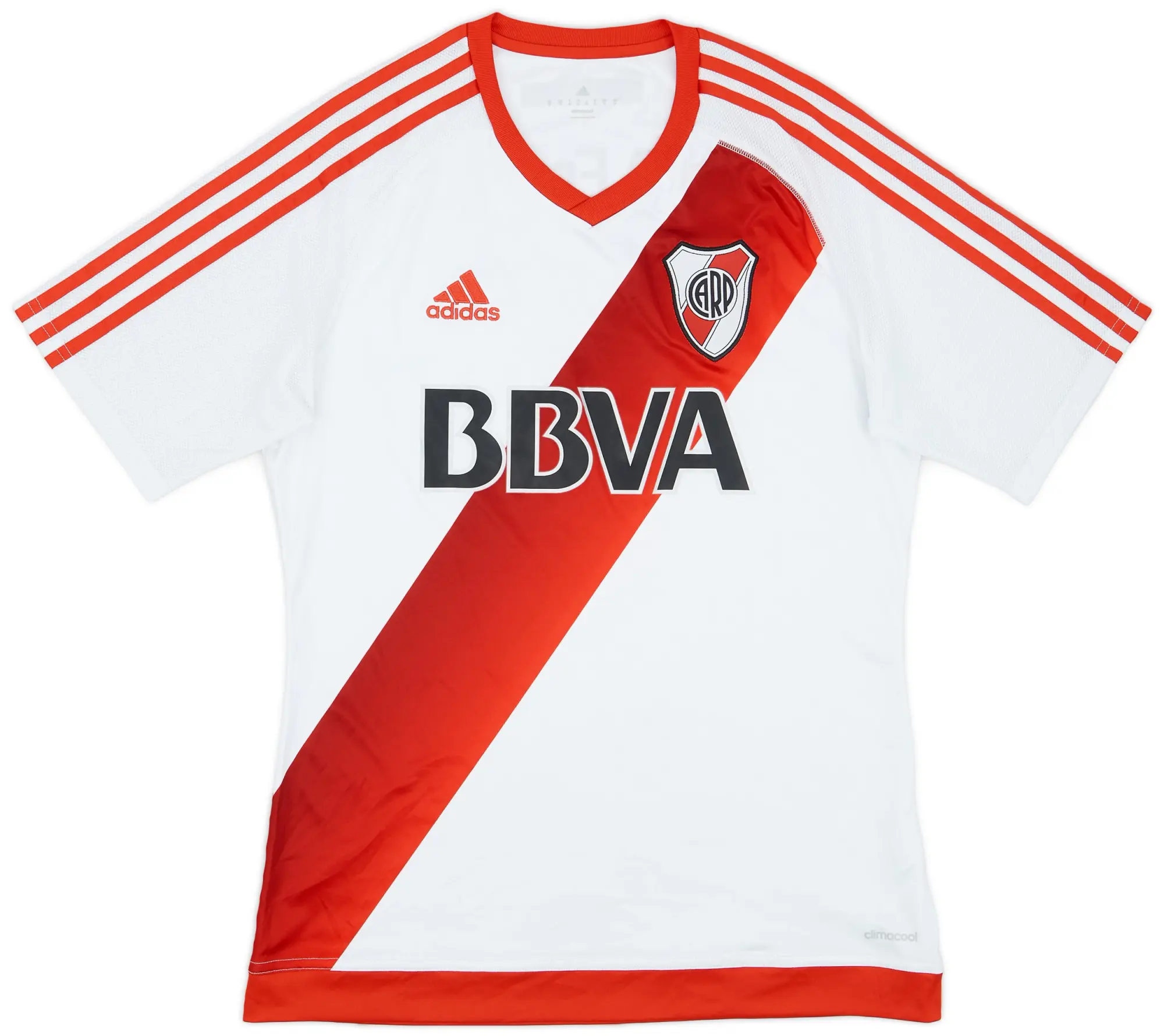 adidas 2016-17 River Plate Home Shirt - 9/10 - (M)