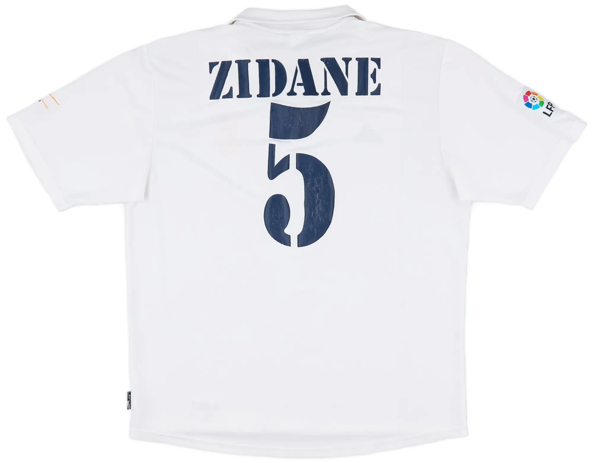 adidas 2001 Real Madrid Home Shirt Zidane #5 - 5/10 - (XL)