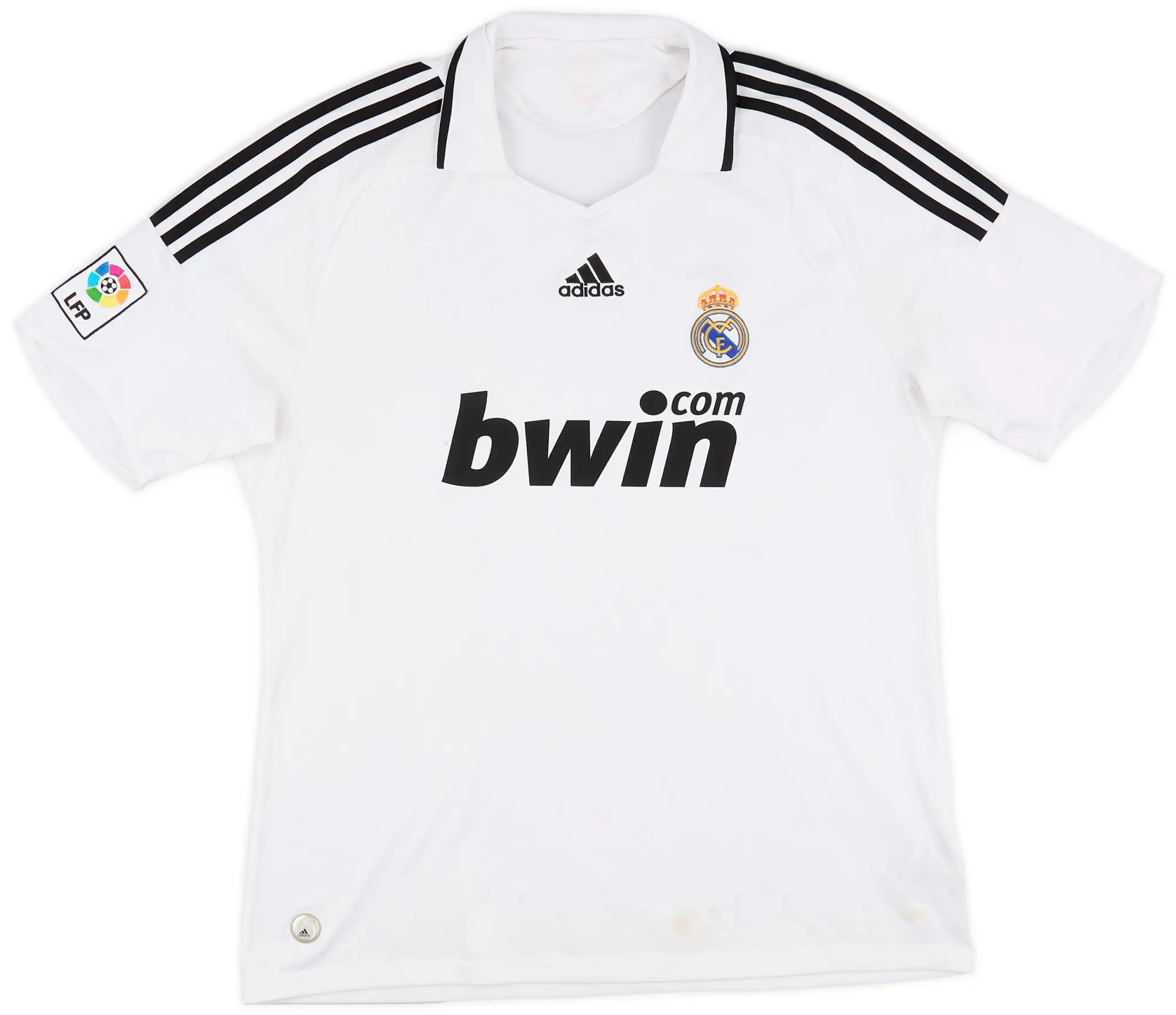 adidas 2008-09 Real Madrid Home Shirt - 5/10 - (XL)