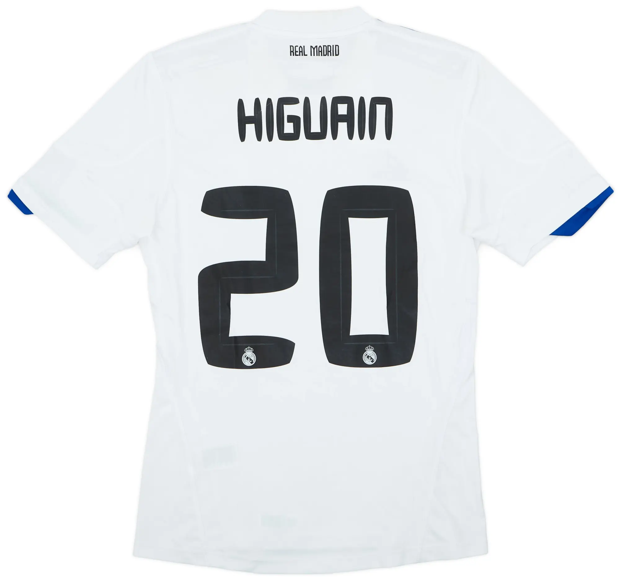 adidas 2010-11 Real Madrid Home Shirt Higuain #20 - 4/10 - (S)