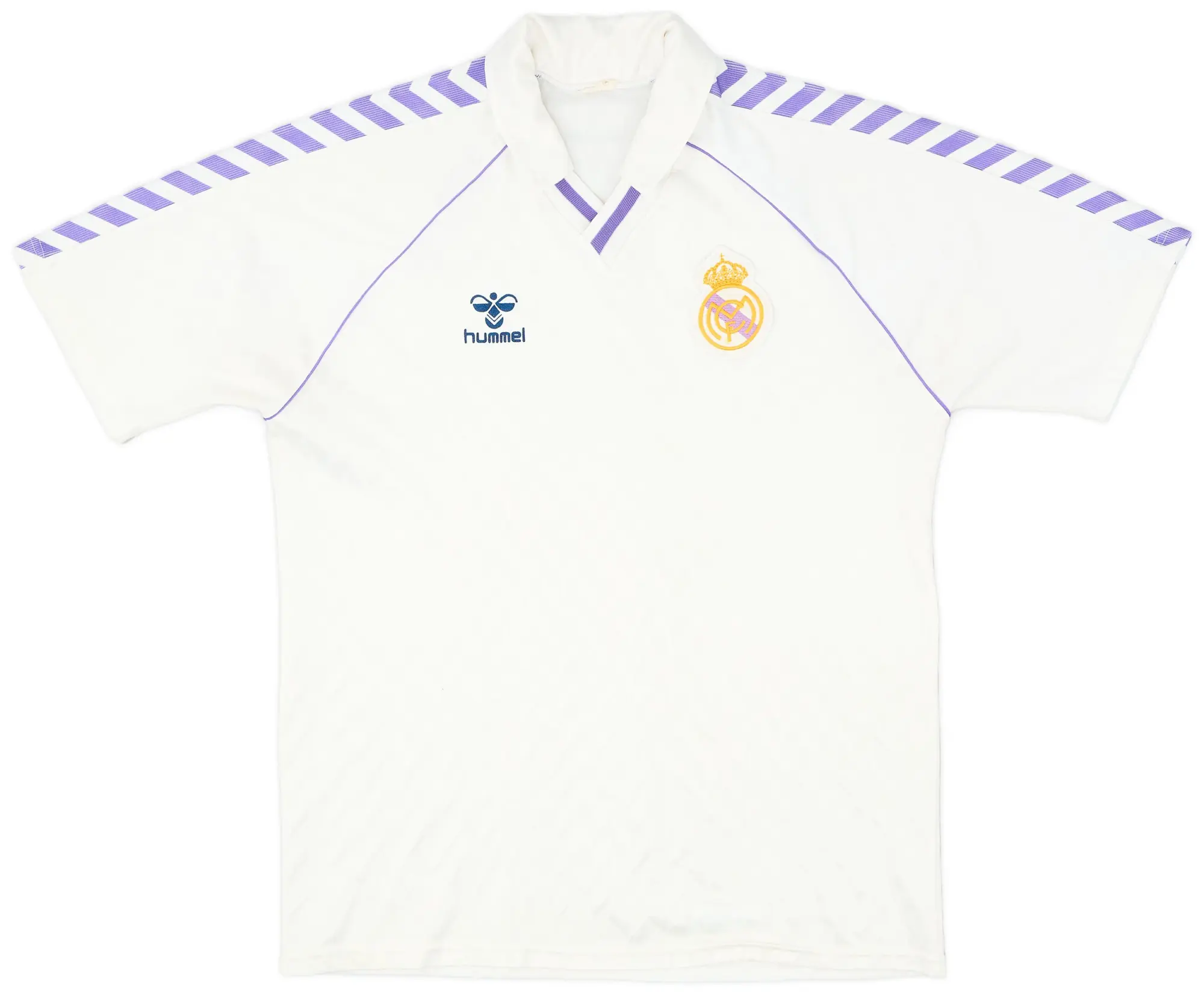 Hummel 1986-88 Real Madrid Home Shirt - 8/10 - (L)