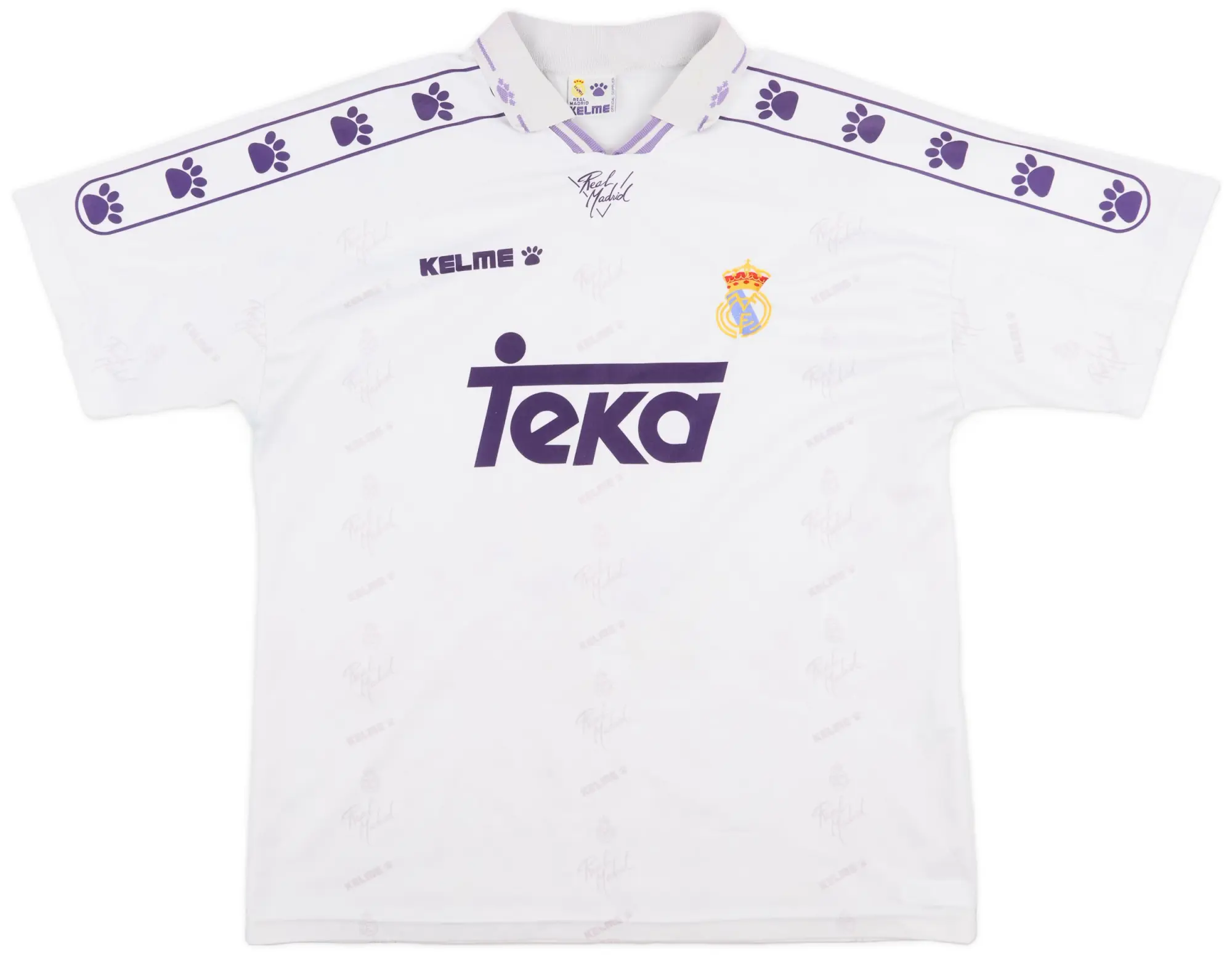 Kelme 1994-96 Real Madrid Home Shirt - 8/10 - (XL)