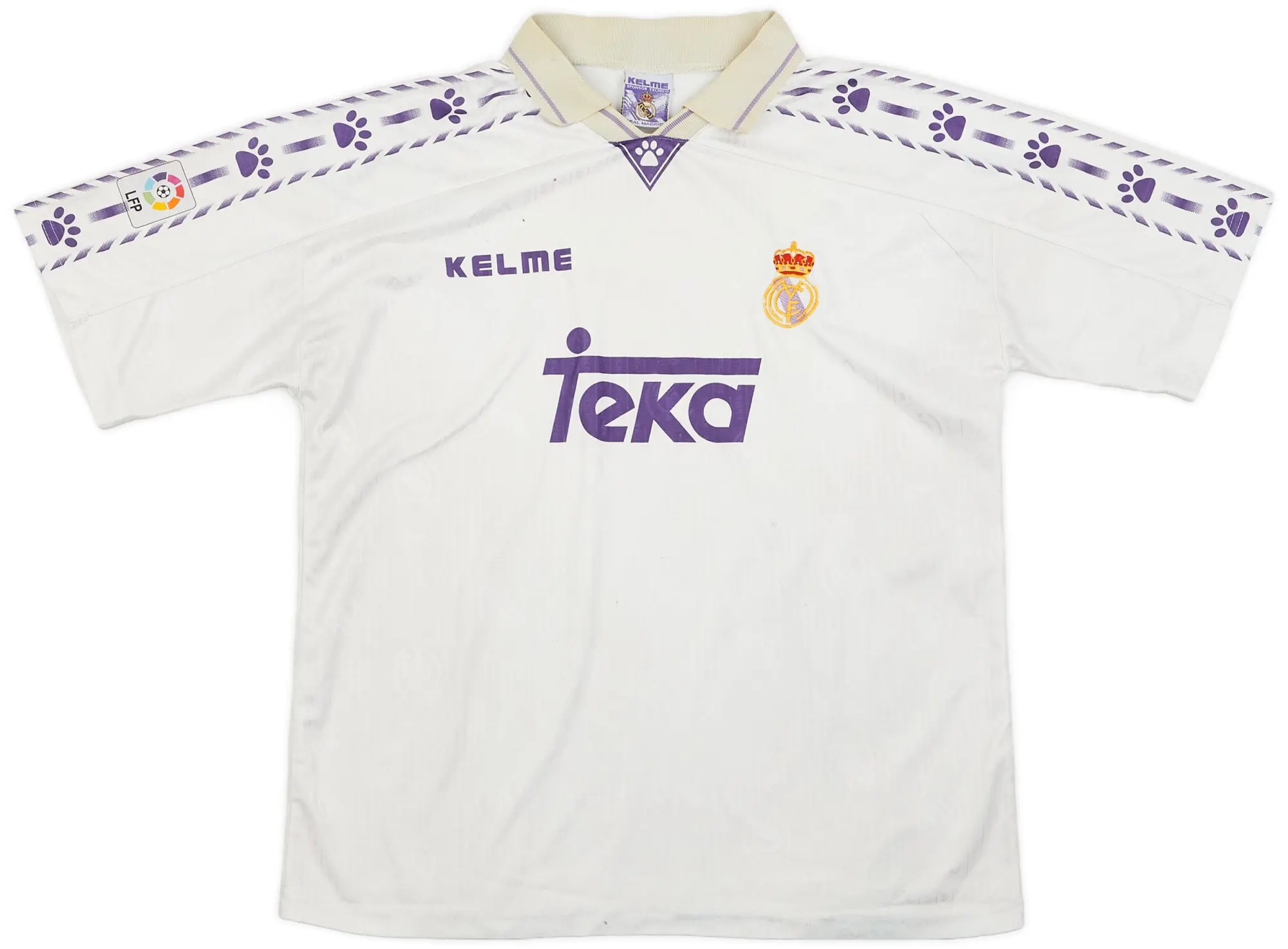 Kelme 1996-97 Real Madrid Home Shirt - 5/10 - (XL)