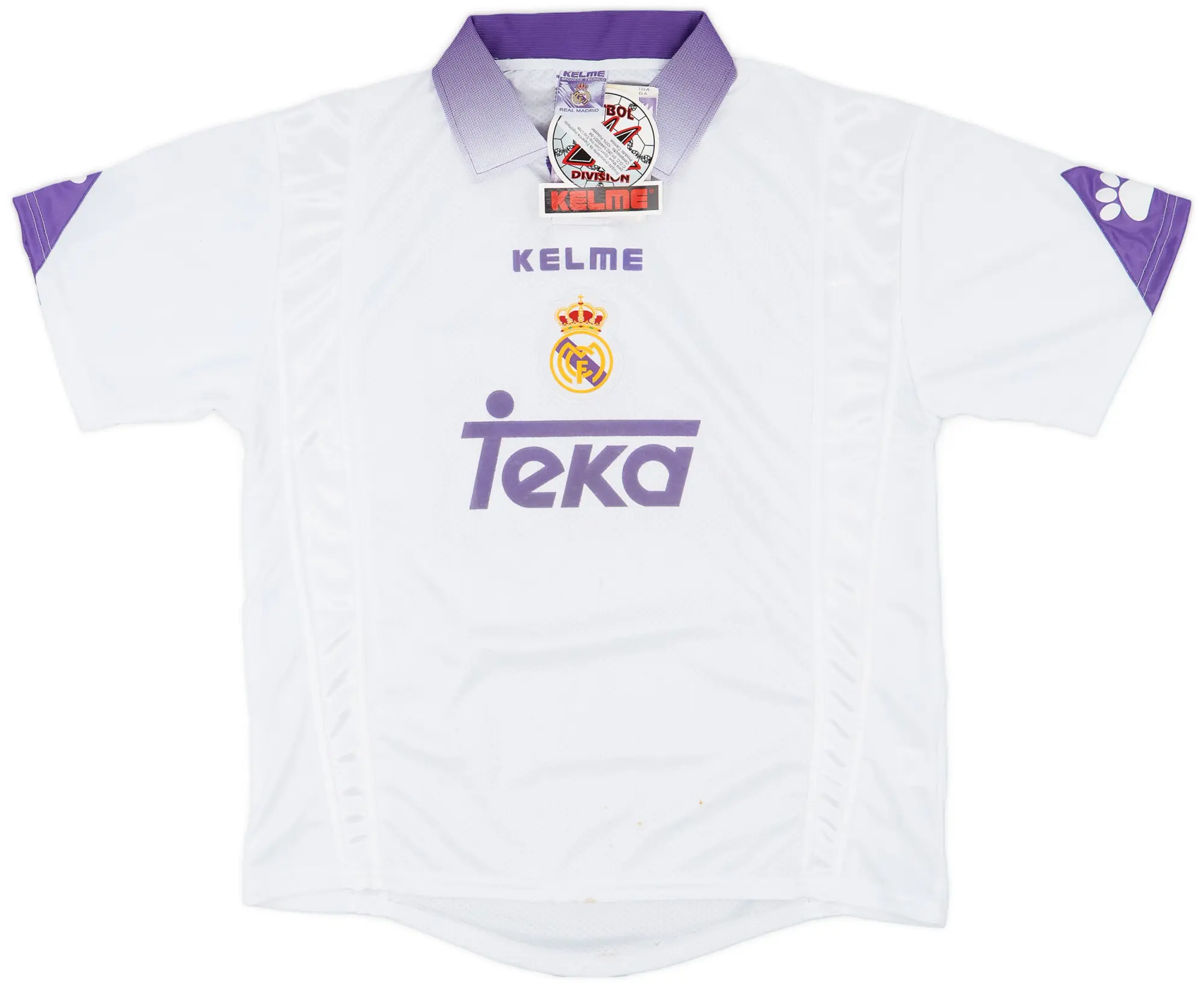 Kelme 1997-98 Real Madrid Home Shirt (L)